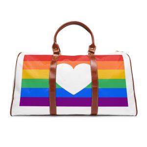 Poster Banner Rainbow Flag Waterproof Travel Bag