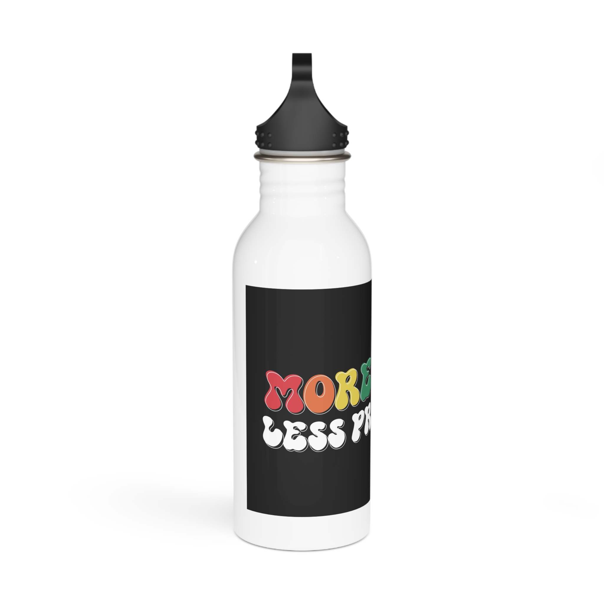 Pride Lgbtq Gay Typography Vector Tshirt Design(11) Stainless Steel Water Bottle - Image 2