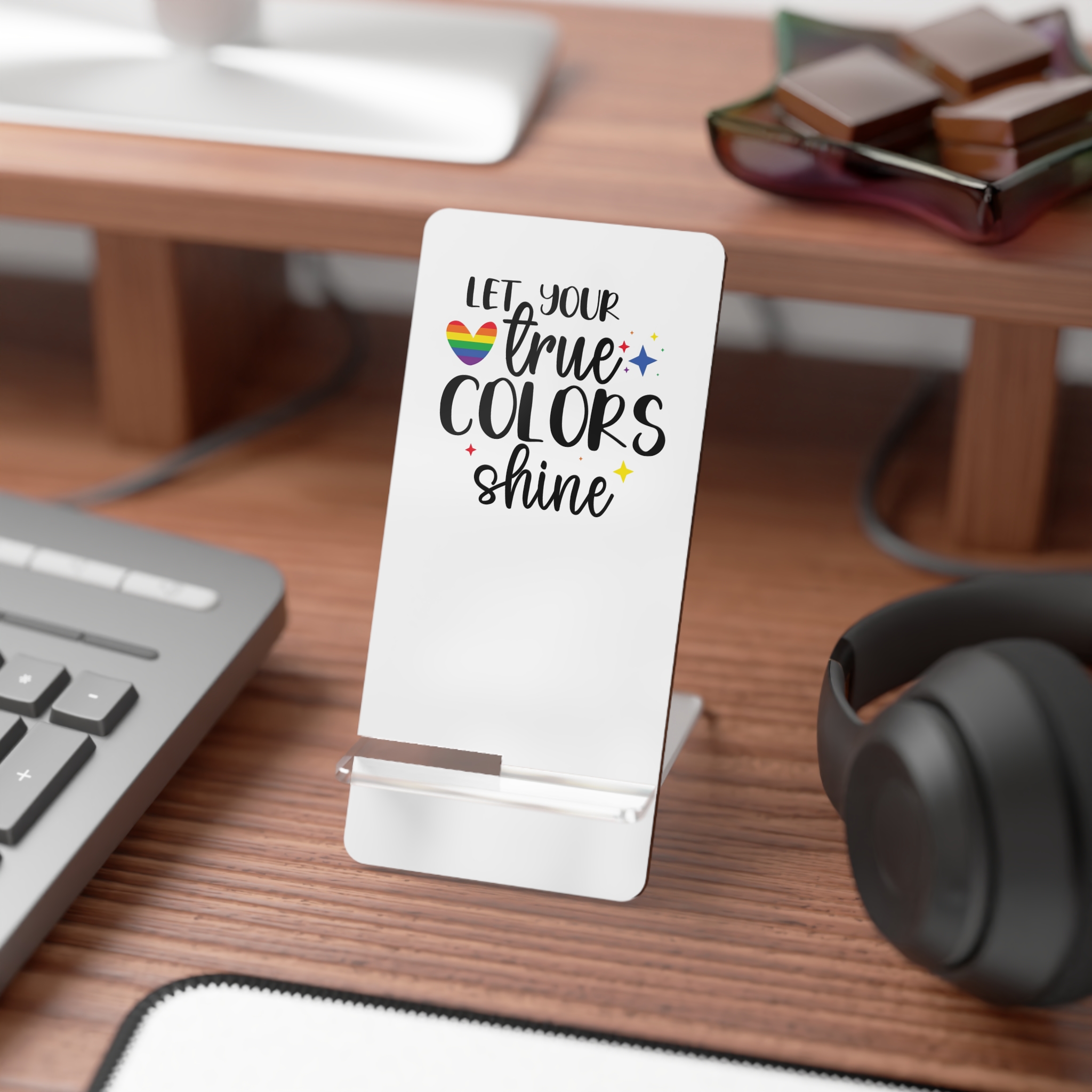 Gay Pride Svg Design(5) Mobile Display Stand For Smartphones - Image 3