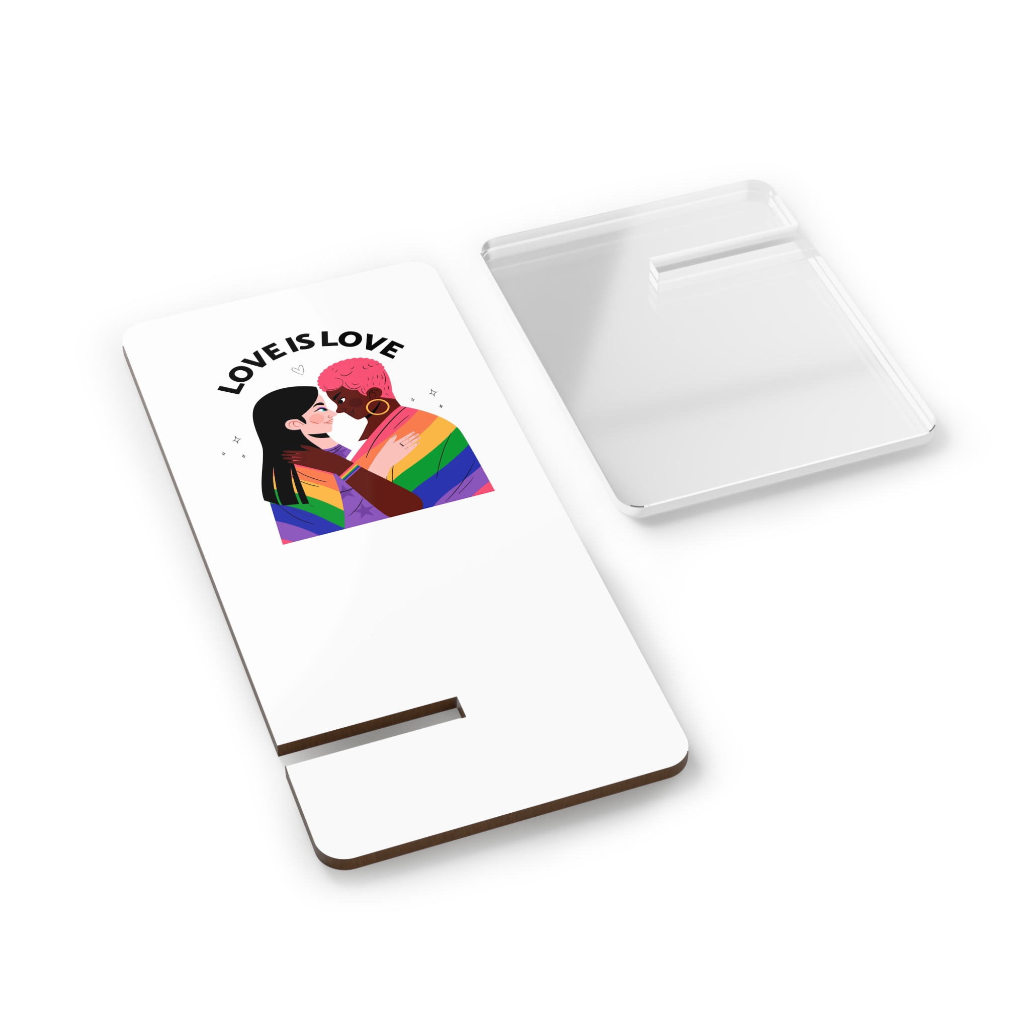 Flat Pride Month Lgbt Illustration Mobile Display Stand For Smartphones - Image 2