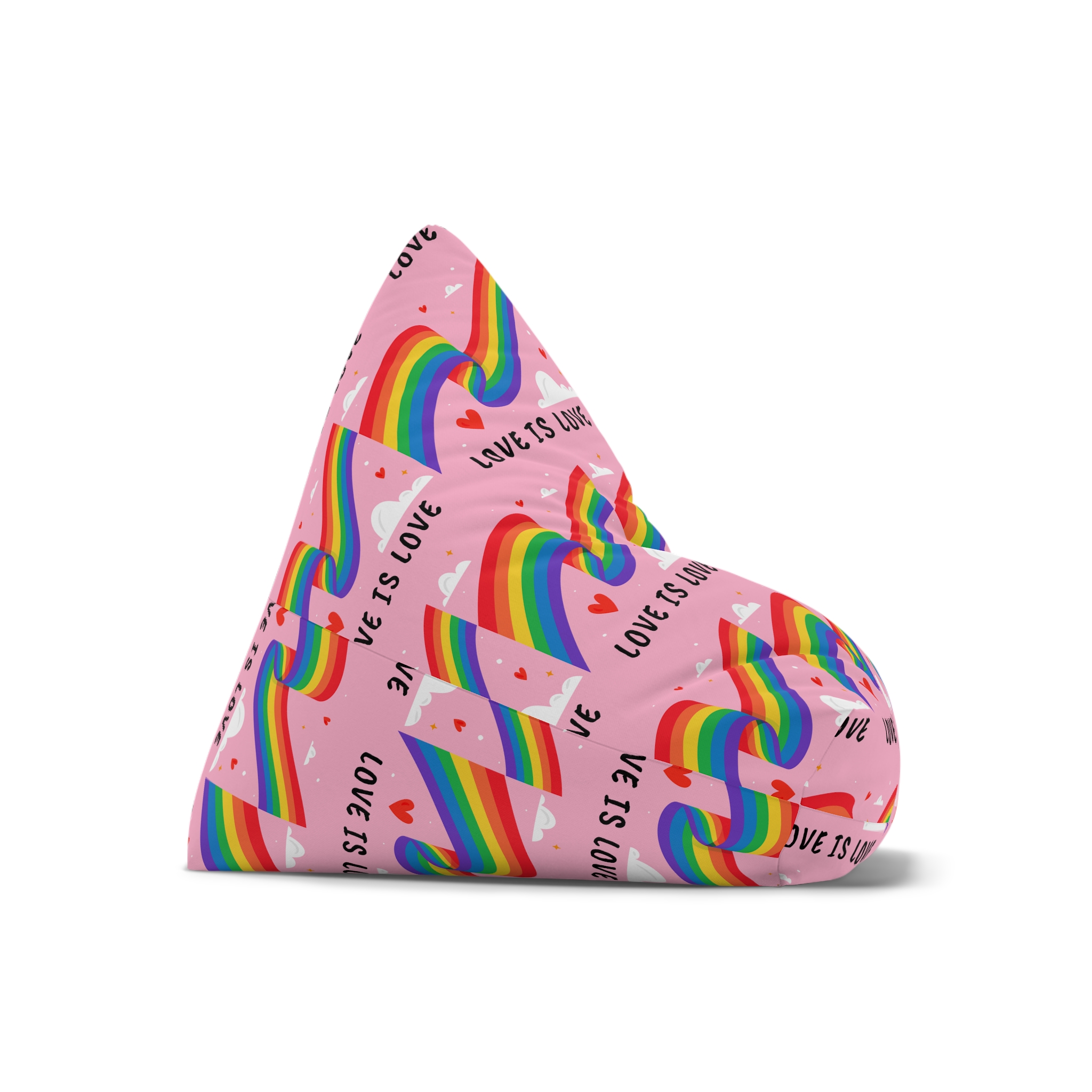 Colorful Flag Pride Day Bean Bag Chair Cover - Image 7