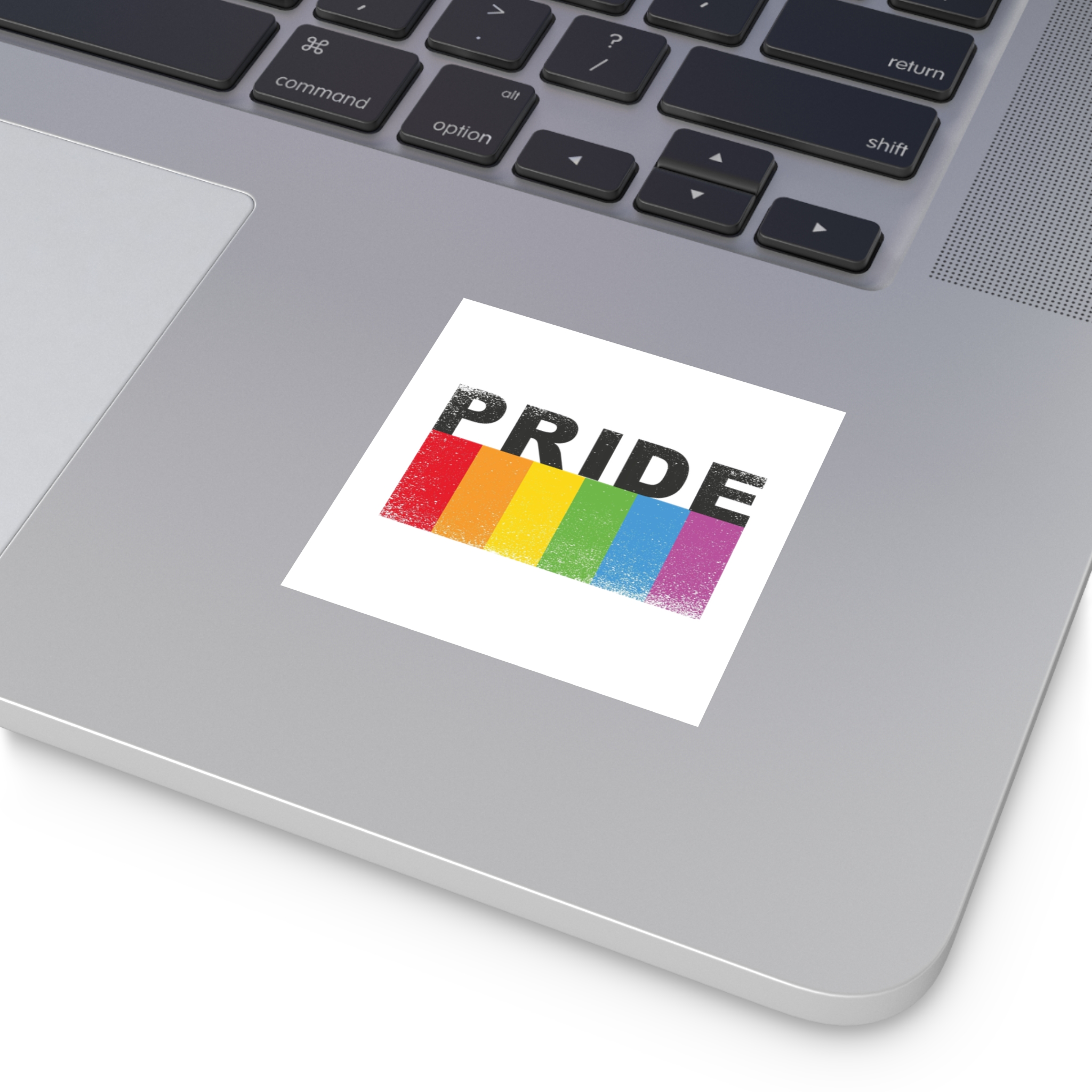 Pride Banner Laminate Stickers Square - Image 3