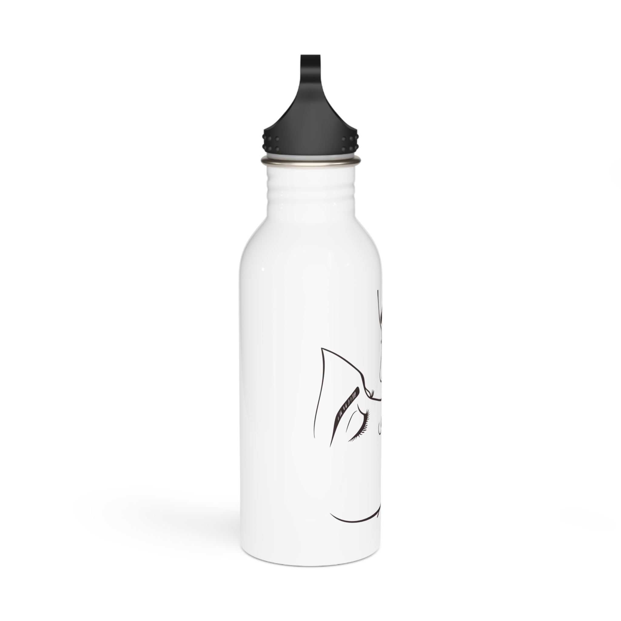 Perfect Lip Set Open Close Smooches (1) Stainless Steel Water Bottle - Image 2