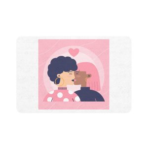 Lesbian Pride Design F63134 Pet Food Mat 12x18
