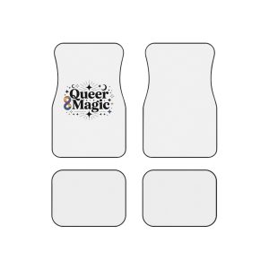 Queer Magic T Shirt Design Isolated White Background Car Mats Set Of 4