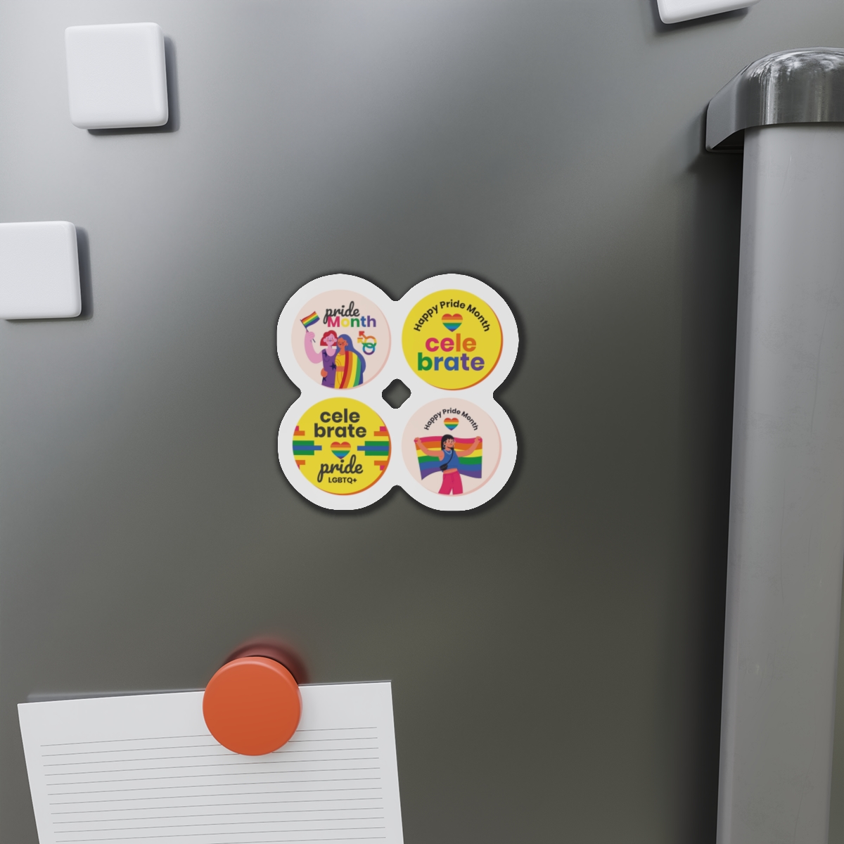Flat Pride Month Labels Collection (1) Die Cut Magnets - Image 8