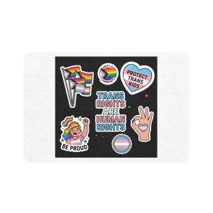 Lesbian Pride Design 33FA21 Pet Food Mat 12x18