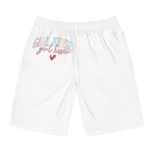 Girl Kisser Mens Board Shorts Aop