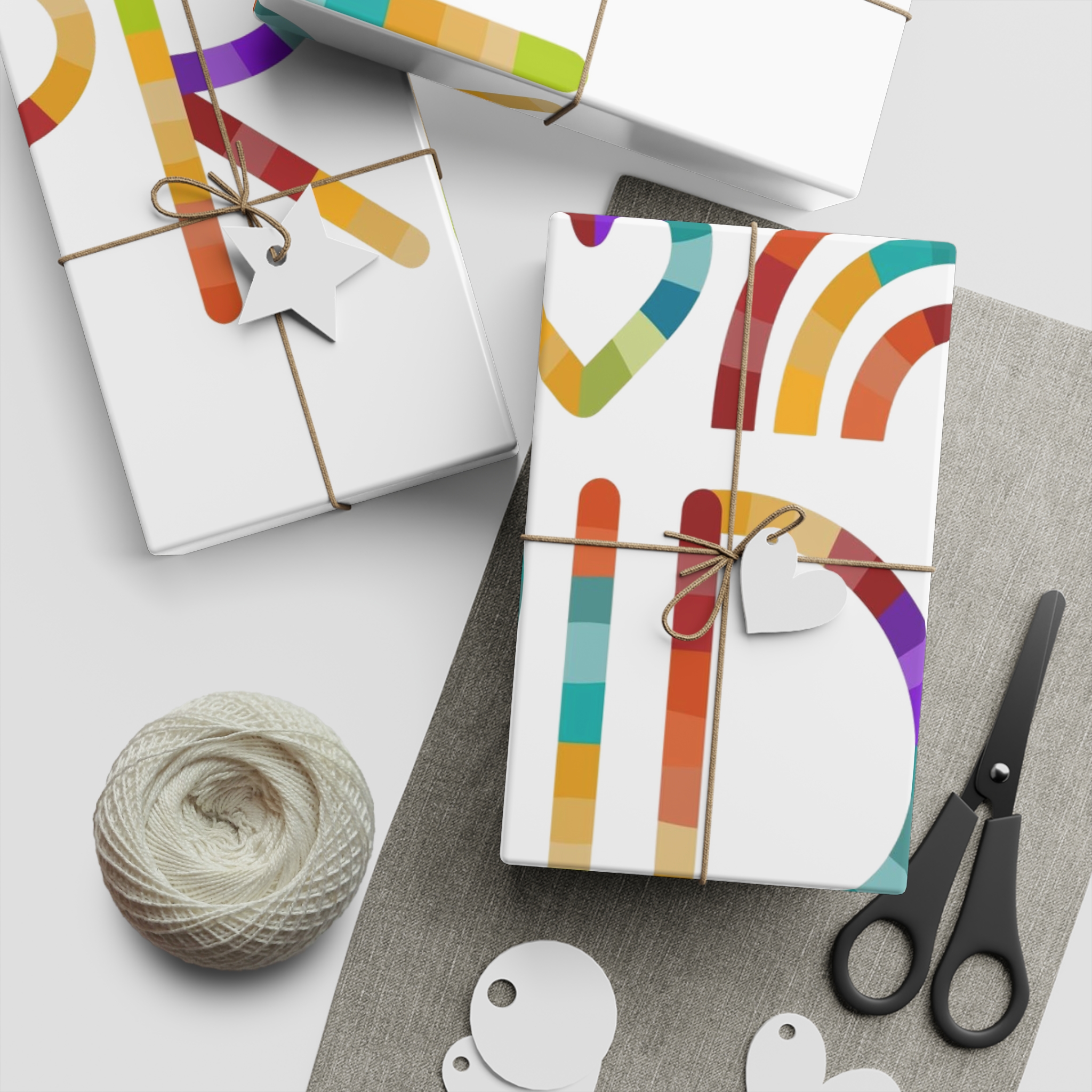 Vibrant Pride Celebration Poster Gift Wrapping Paper Sheets 1pc - Image 5