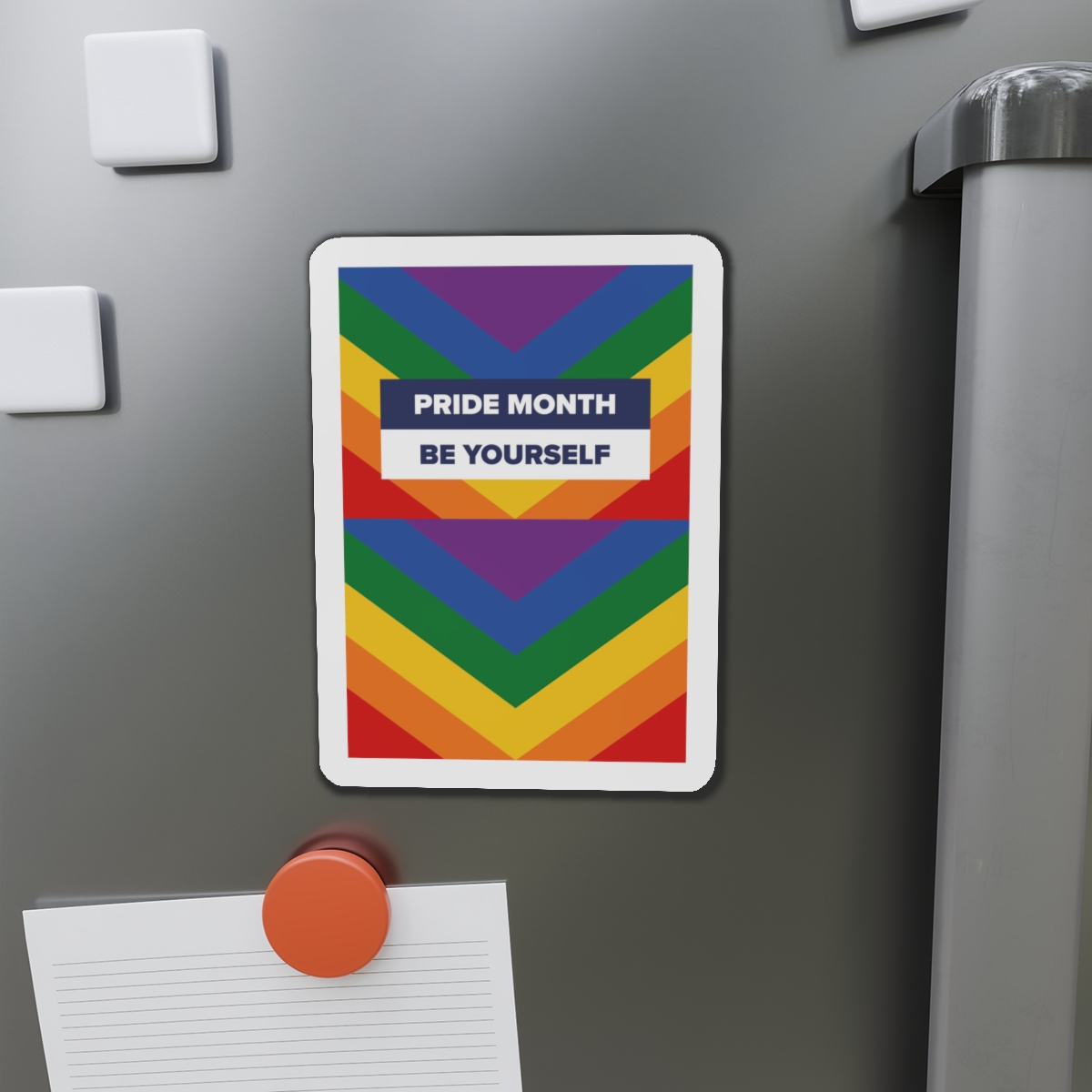 Lgbt Pride Month June Lesbian Gay Bisexual Transgender Lgbtq Flag Rainbow Vector(1)2 Die Cut Magnets - Image 14