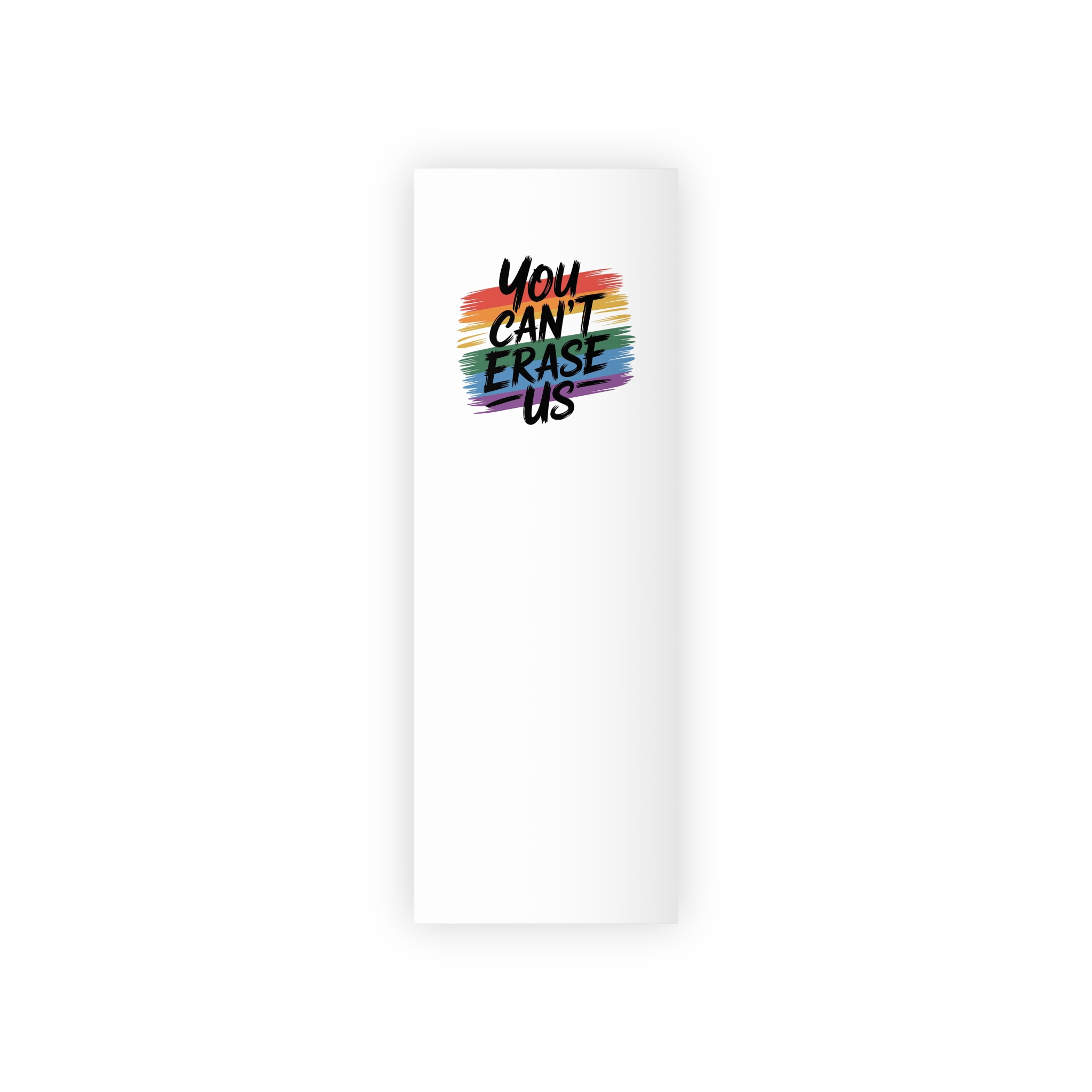 You Cant Erase Us T Shirt Design Isolated White Background Gift Wrapping Paper Rolls 1pc - Image 5