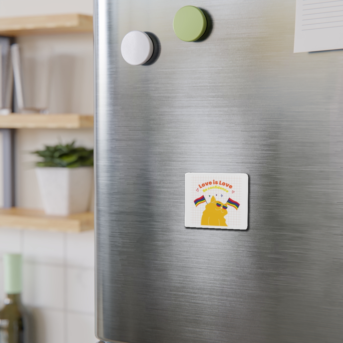 Pride Month Flat Design Illustration Die Cut Magnets - Image 3