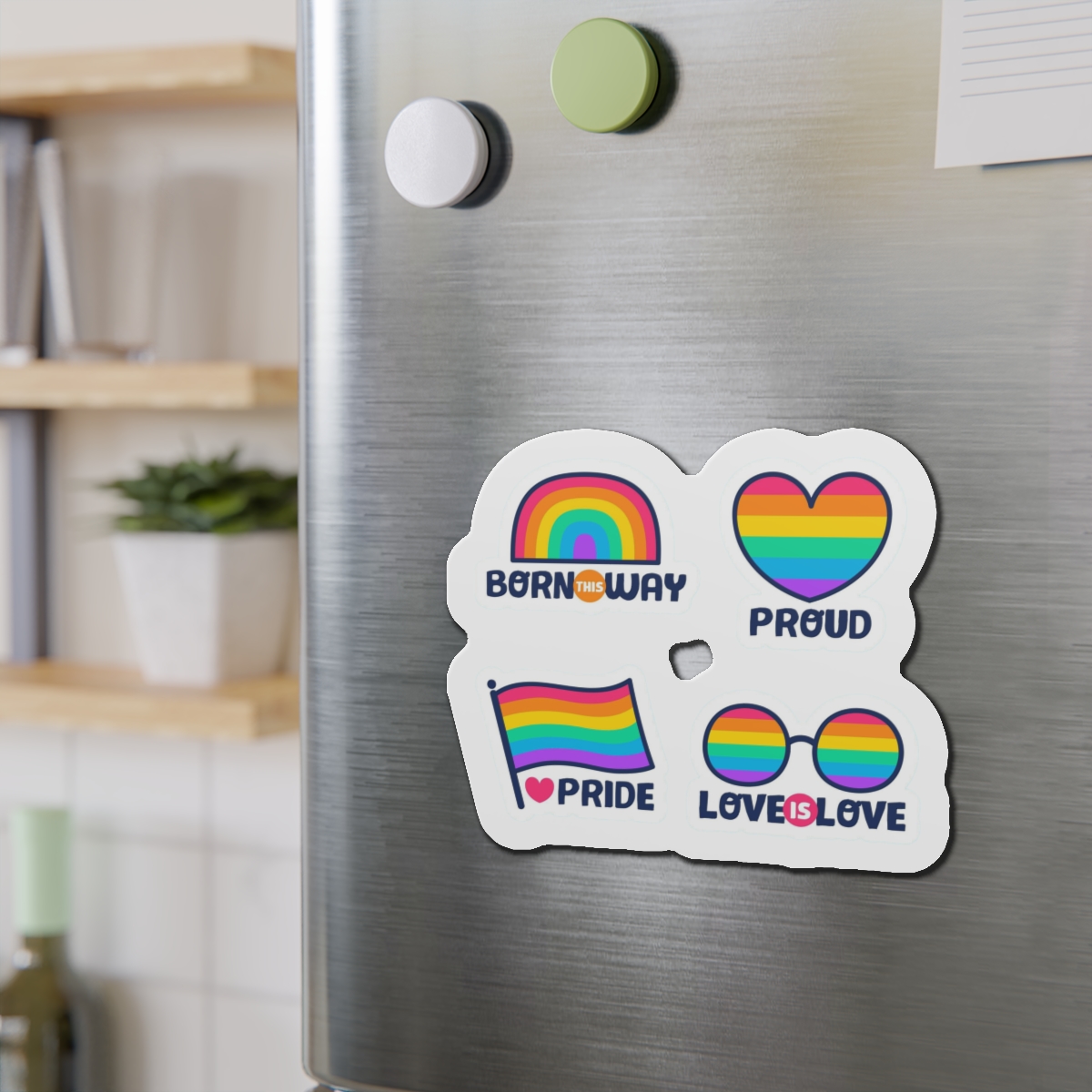 Pride Day Lables Collection Die Cut Magnets - Image 15