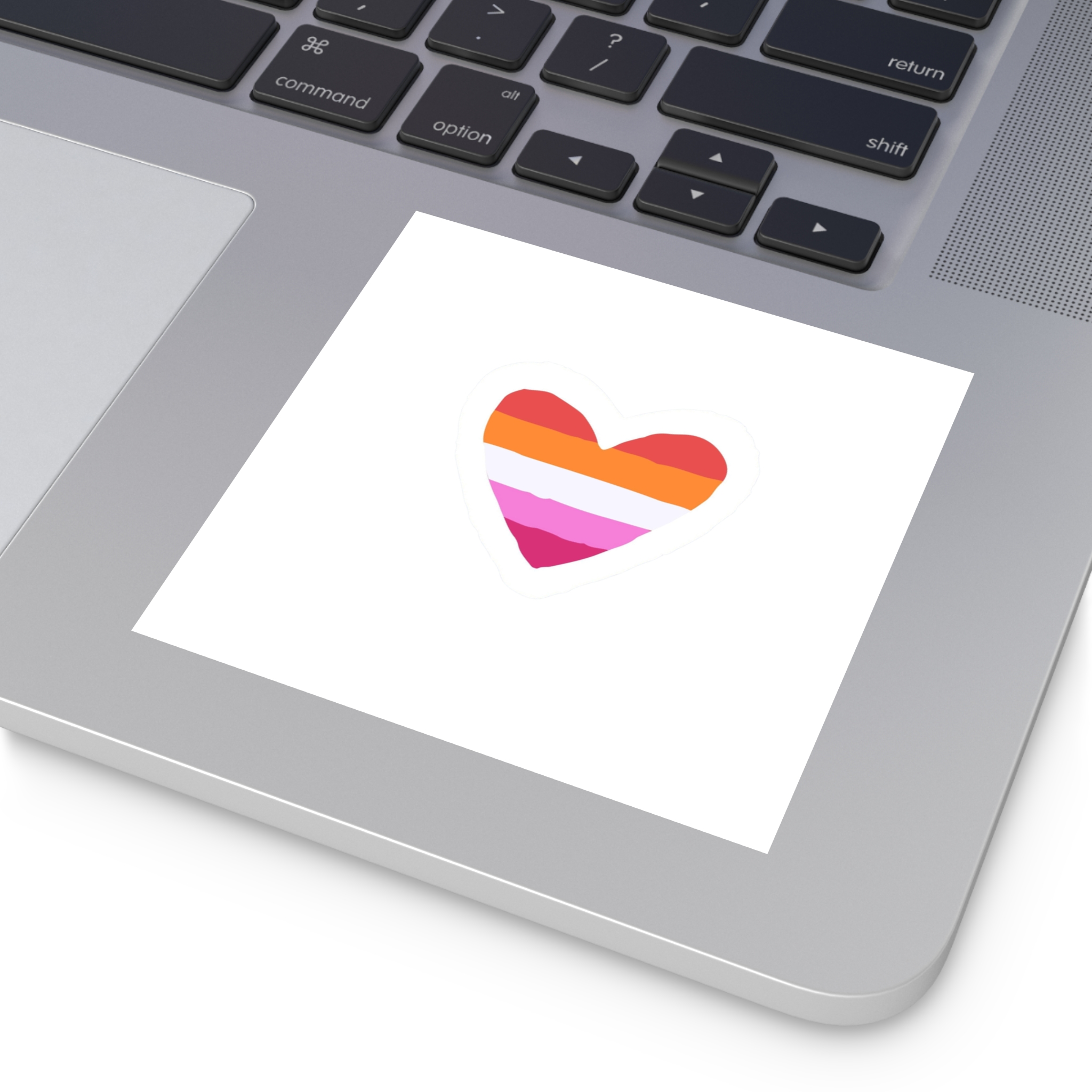 Lgbt Sticker Lgbtq Rainbow Lesbian Flag Heart Shape Acceptance Sexual Orientation Self Determination Homosexual Love Symbol Pride Month Flat Hand Drawn Isolated Vector Illustration Laminate Stickers... - Image 27