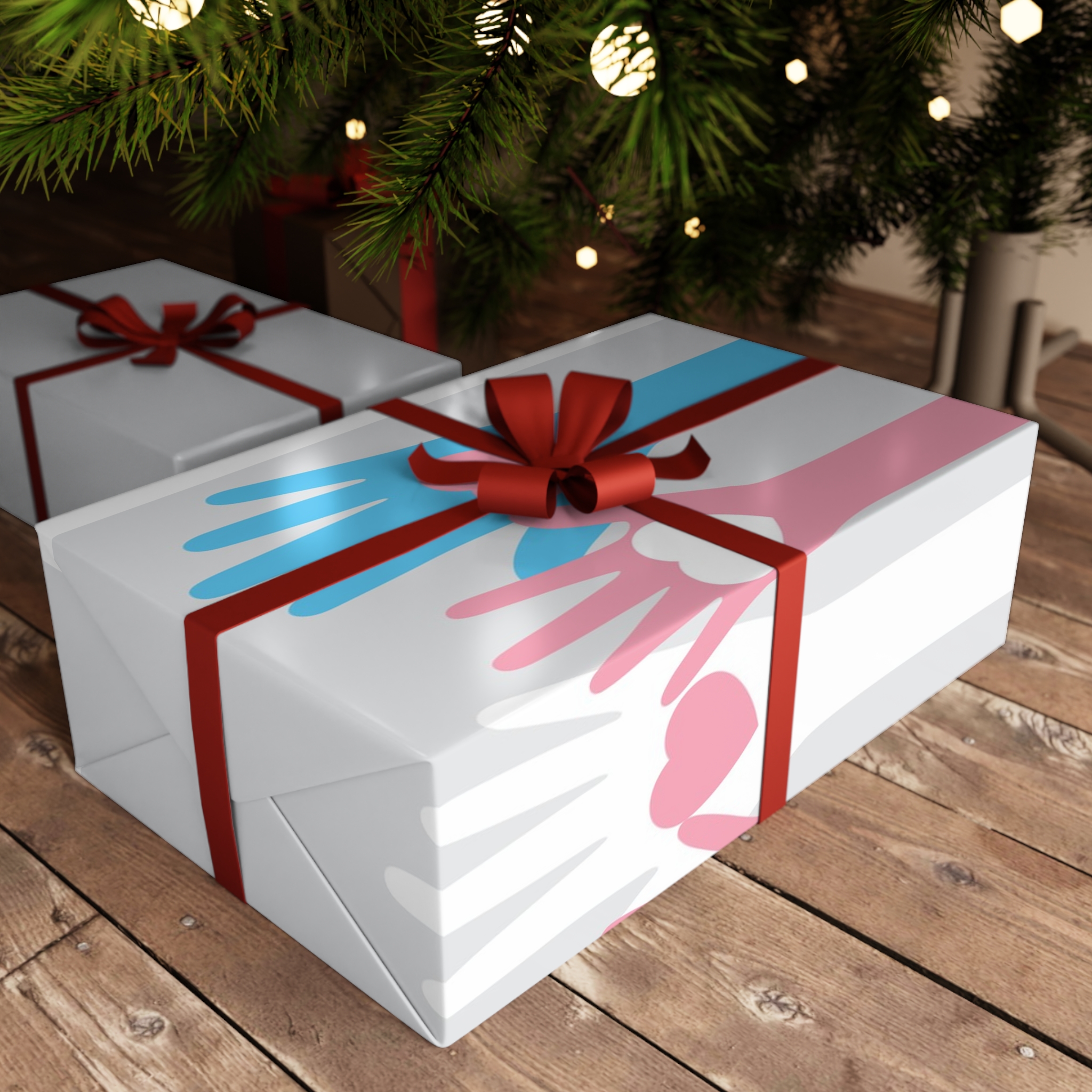 Lesbian Pride Design FE58DC Gift Wrapping Paper Sheets 1pc - Image 6