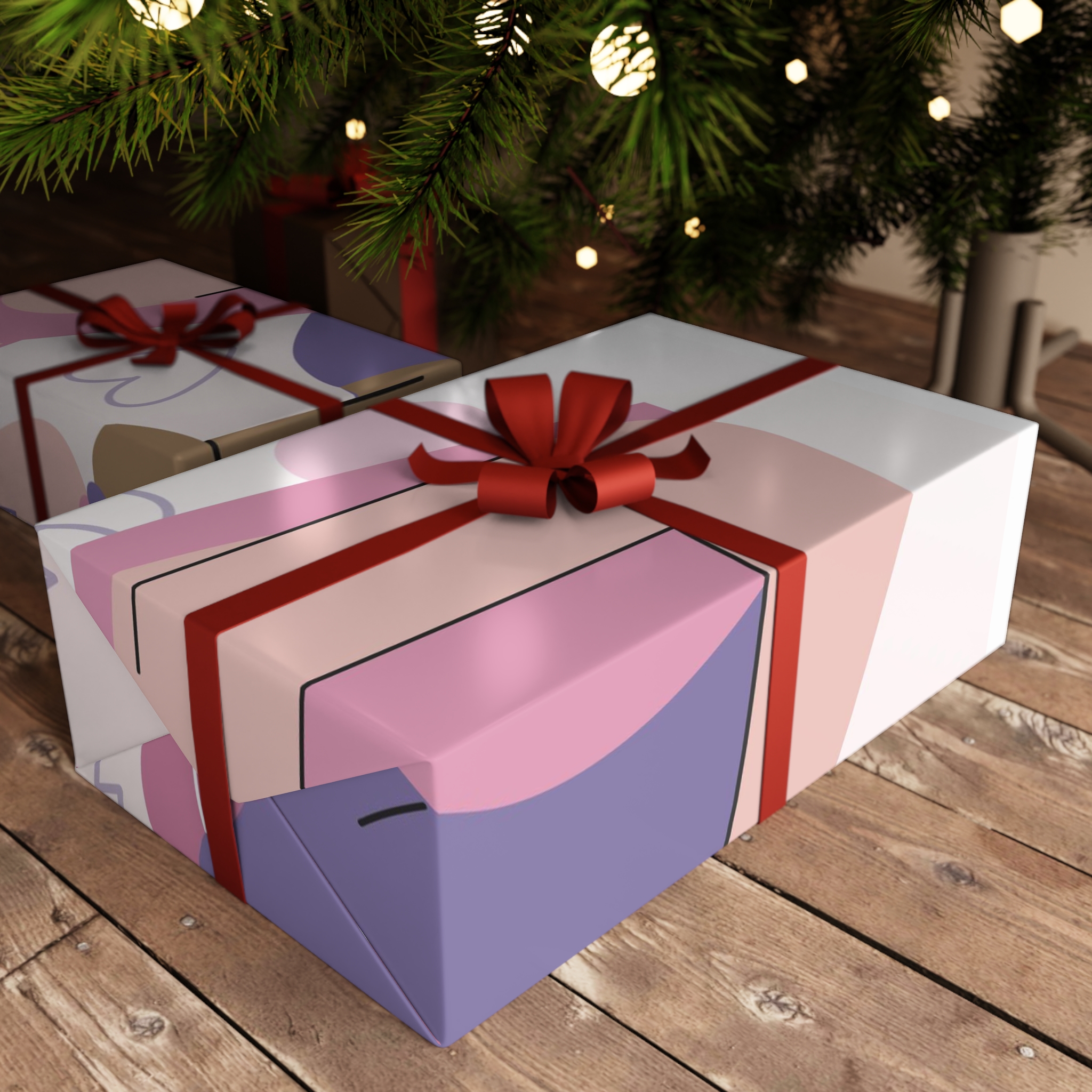 Lesbian Pride Design 5F97CF Gift Wrapping Paper Sheets 1pc - Image 6