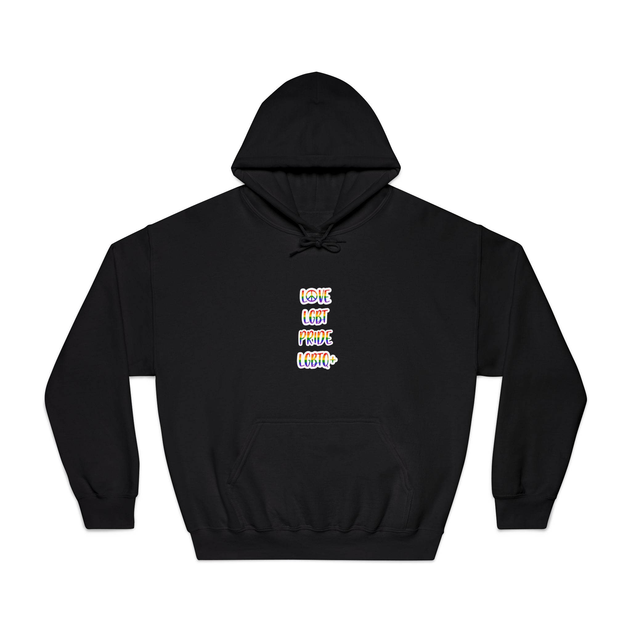Lgbt Pride Month June Poster Card Banner Background Vector Illustration Unisex Dryblend Hooded Sweatshirt - Image 9