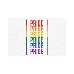 Lgbt Pride Month June 2026 Lesbian Gay Bisexual Transgender Lgbtq Flag Rainbow Love Vector (1) Pet Food Mat 12x18