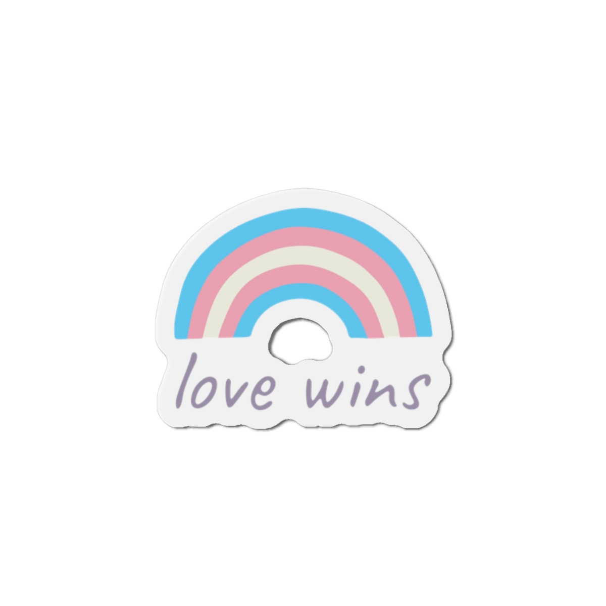 Colorful Rainbow Shape Transgender Pride Flag Happy Pride Day Lgbtqia Community Pride Month Vector Hand Drawn Doodle Posters Stickers Logo Cards Die Cut Magnets