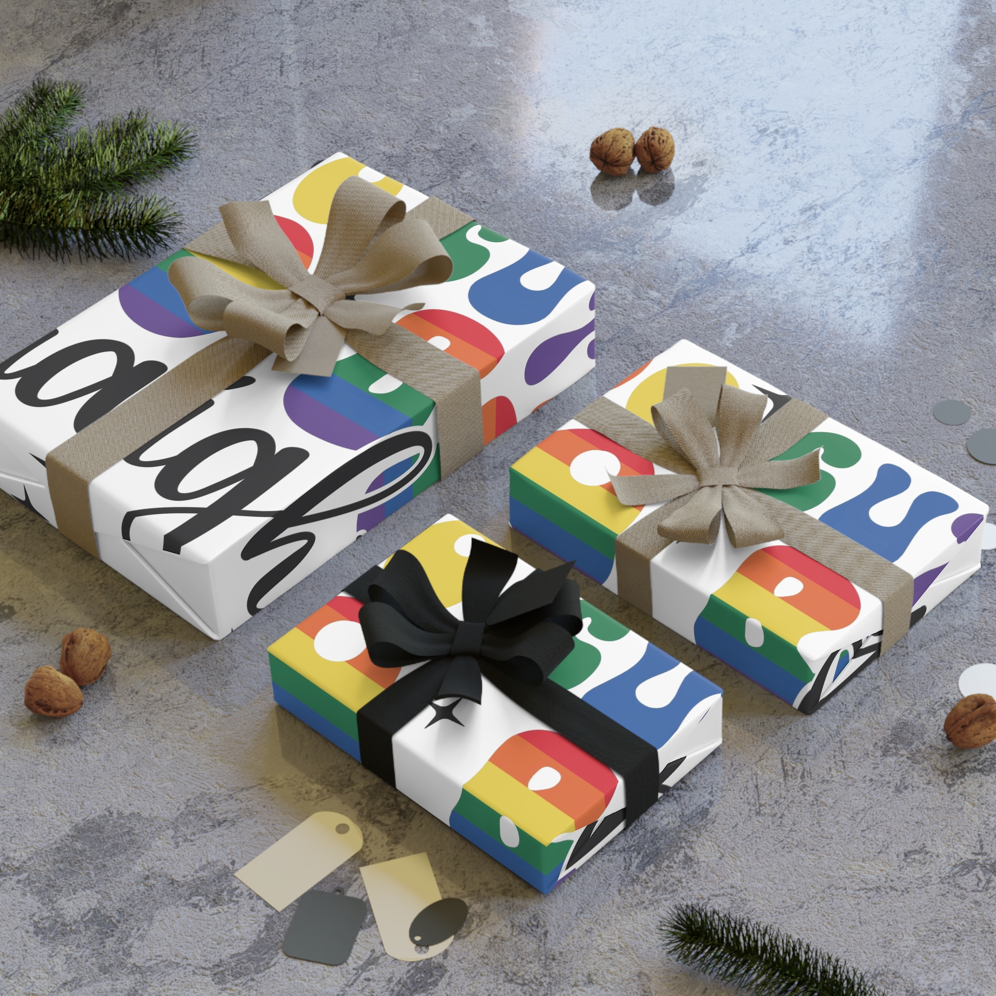 Lgbtq Pride Month Svg Design Bundle Gift Wrapping Paper Rolls 1pc - Image 4