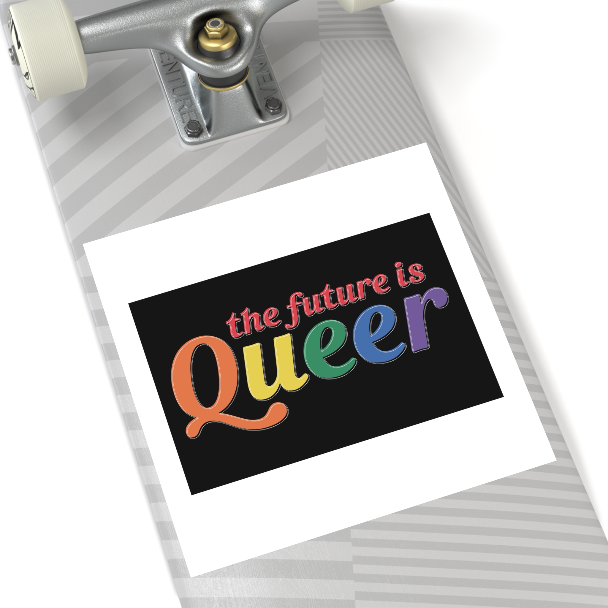 Pride Lgbtq Gay Typography Vector Tshirt Design(5) Laminate Stickers Square - Image 52