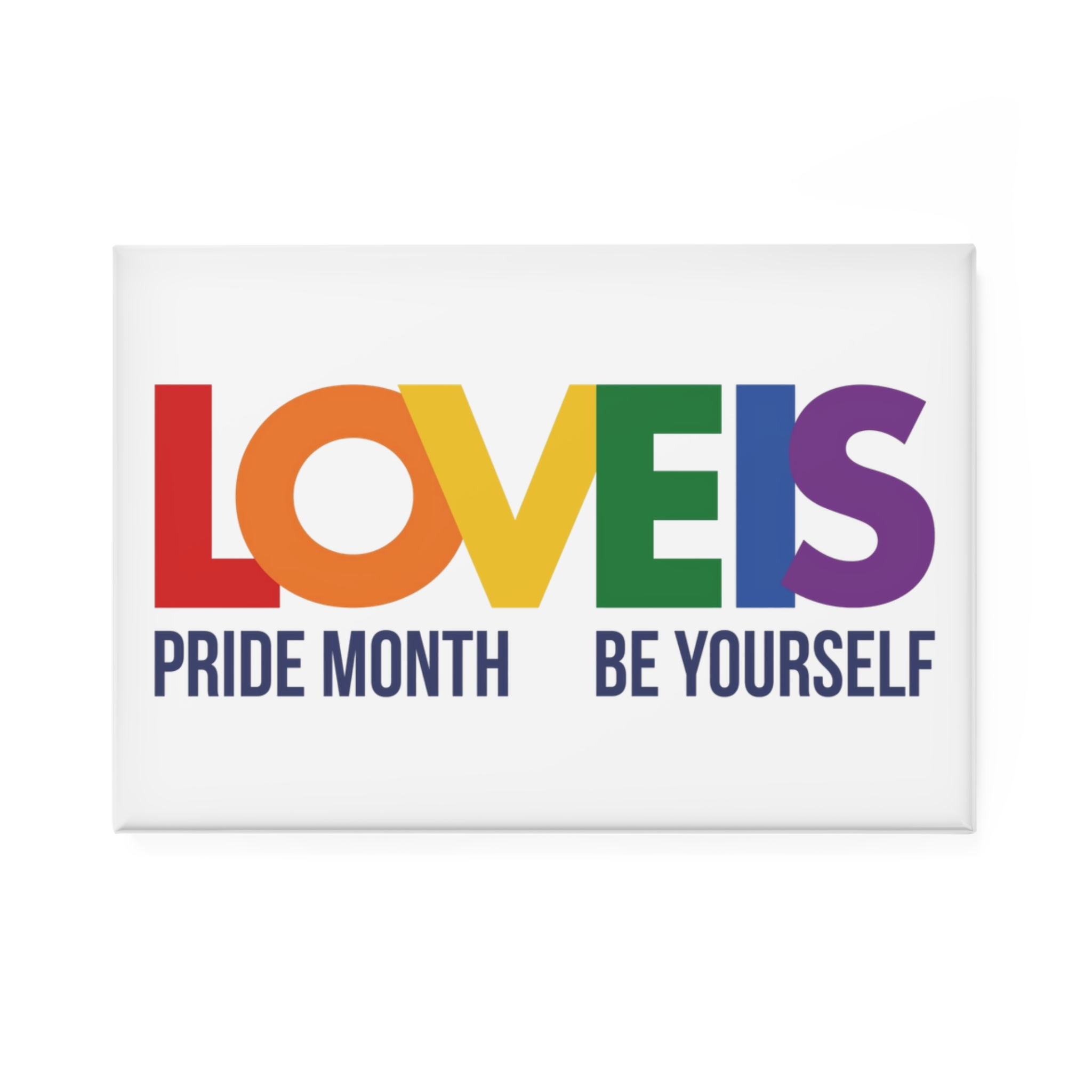 Lgbt Pride Month June 2026 Lesbian Gay Bisexual Transgender Lgbtq Flag Rainbow Love Vector Button Magnet Rectangle 1 And 10 Pcs - Image 5
