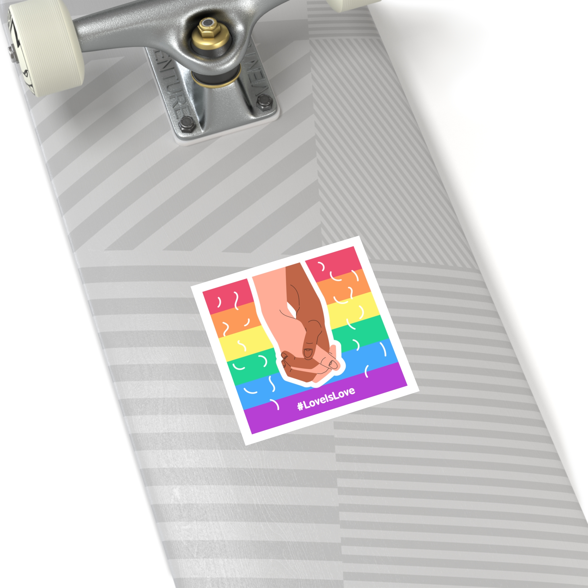 Pride Day Concept(2) Laminate Stickers Square - Image 28
