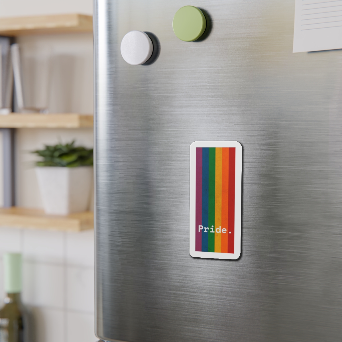 Poster With Rainbow Pride Concept Die Cut Magnets - Image 9