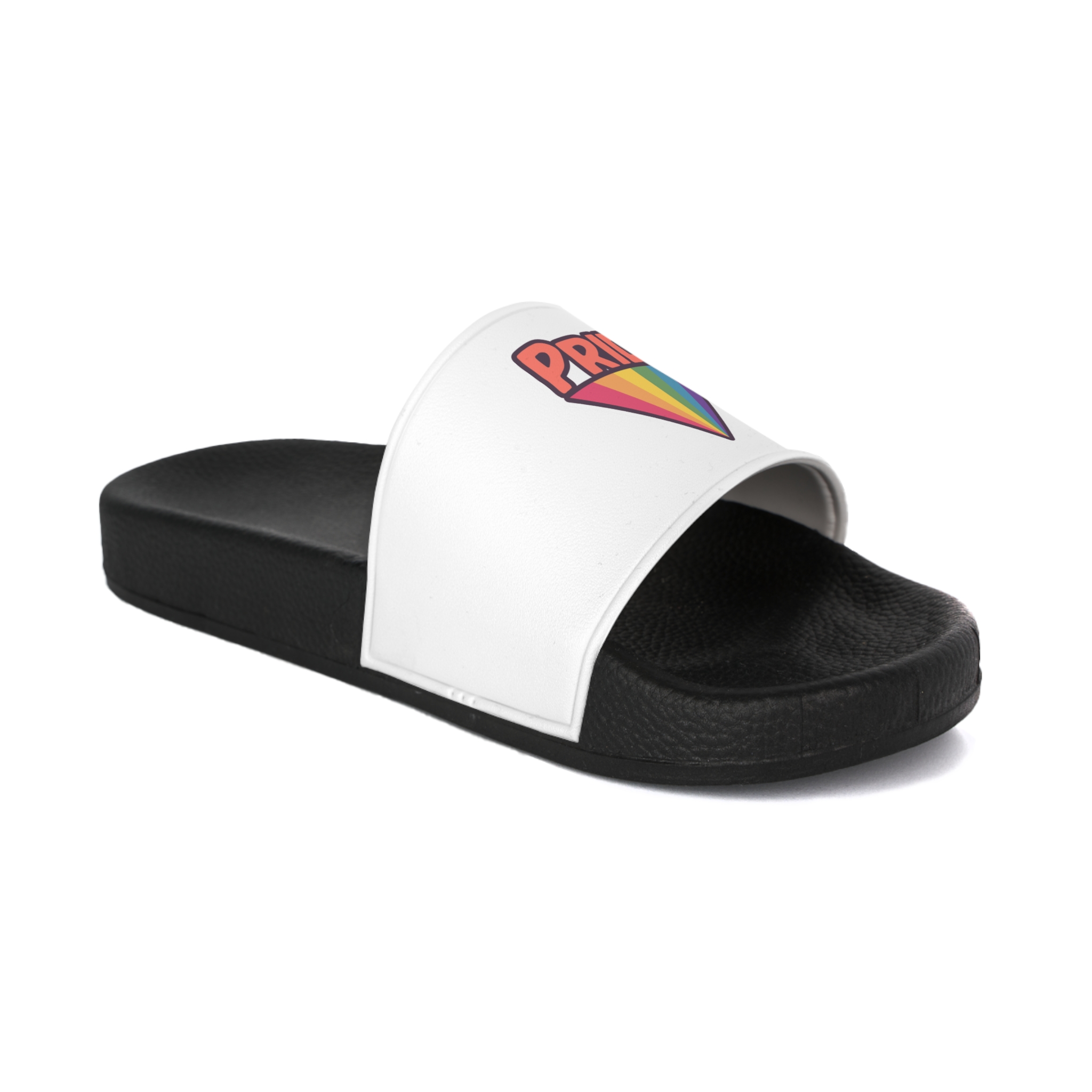 Pride With Rainbow Mens Slide Sandals - Image 2