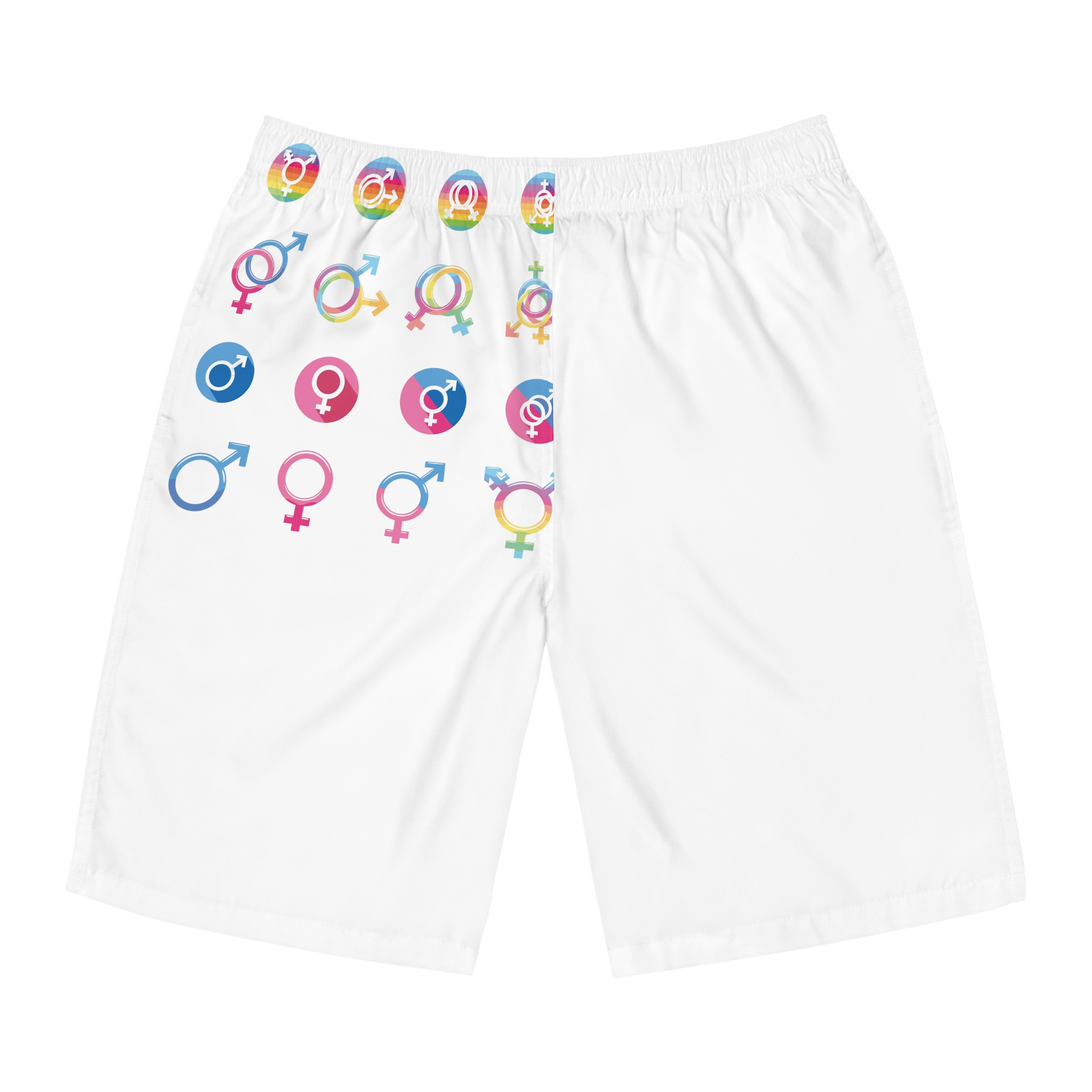 Gender Sexuality Identity Symbols Collection Mens Board Shorts Aop