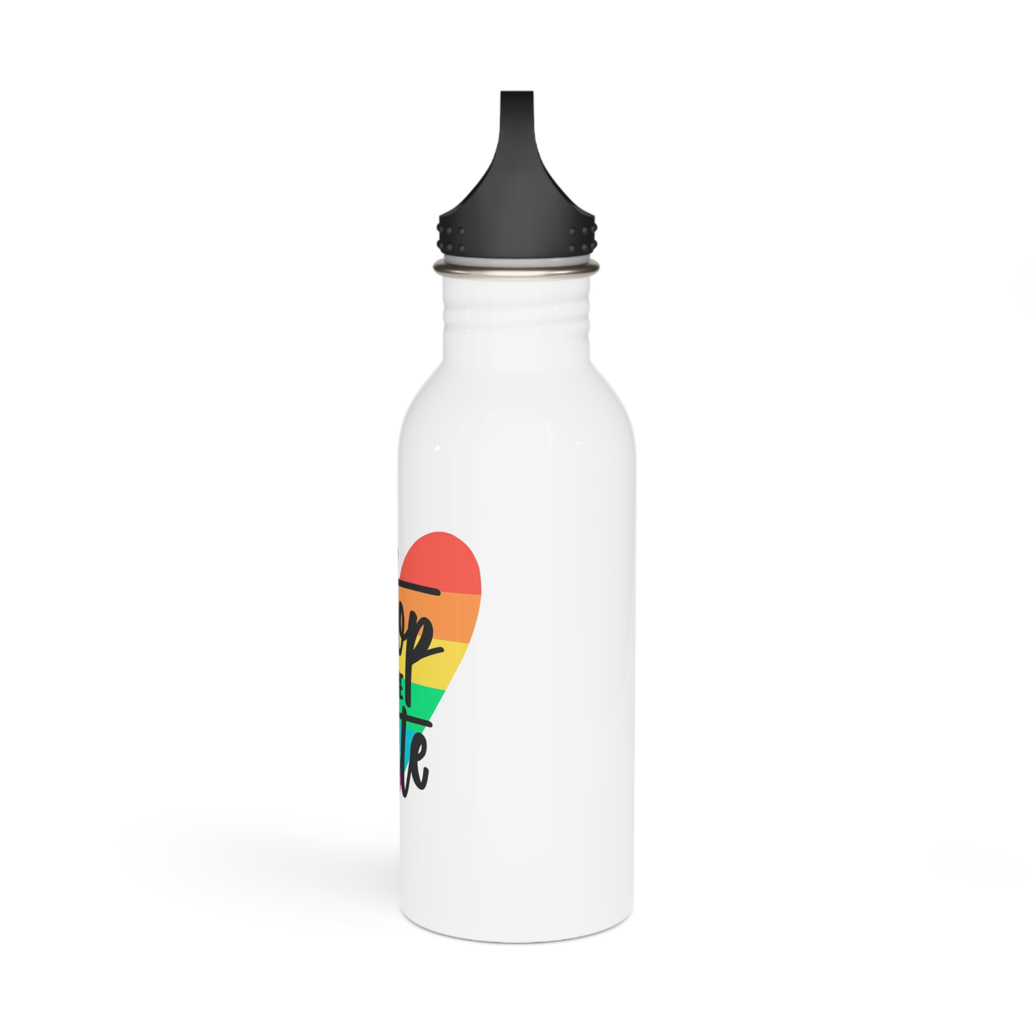 Pride Day Lettering Concept(1) Stainless Steel Water Bottle - Image 4