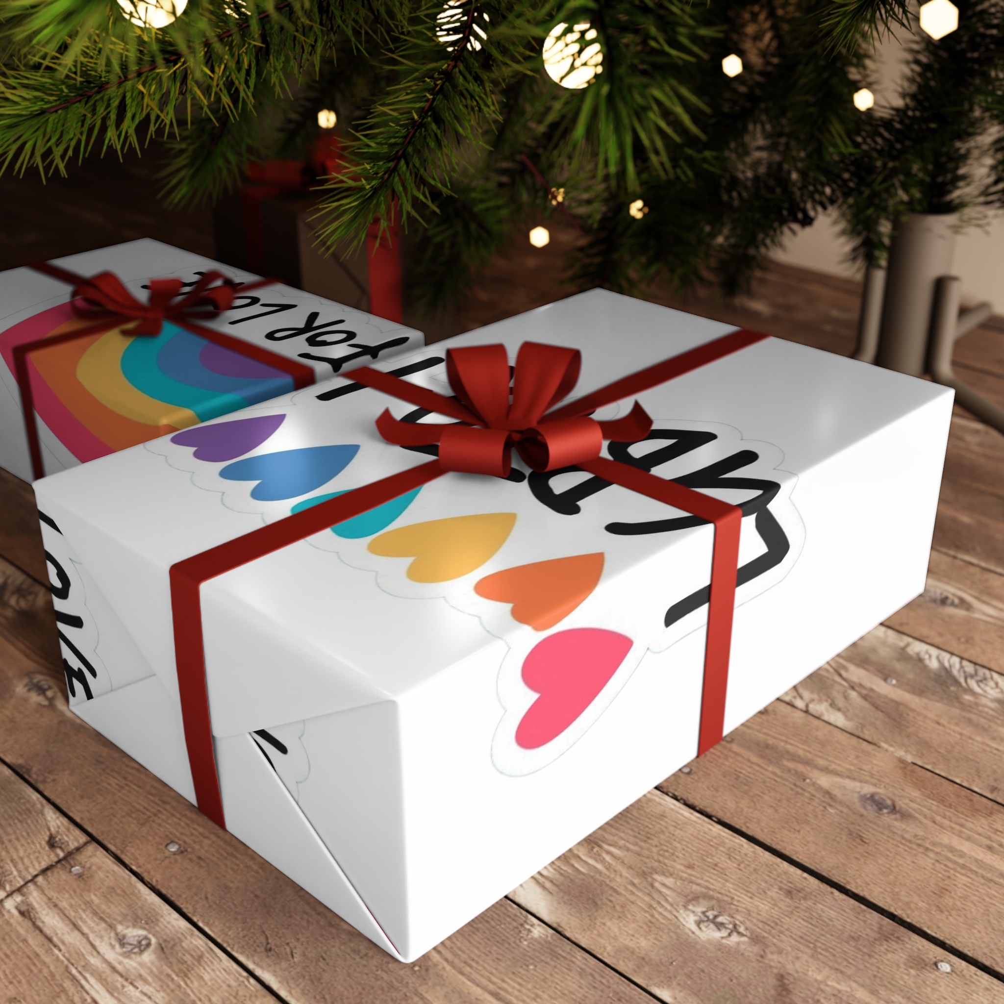 Pride Day Label Set Gift Wrapping Paper Sheets 1pc - Image 6
