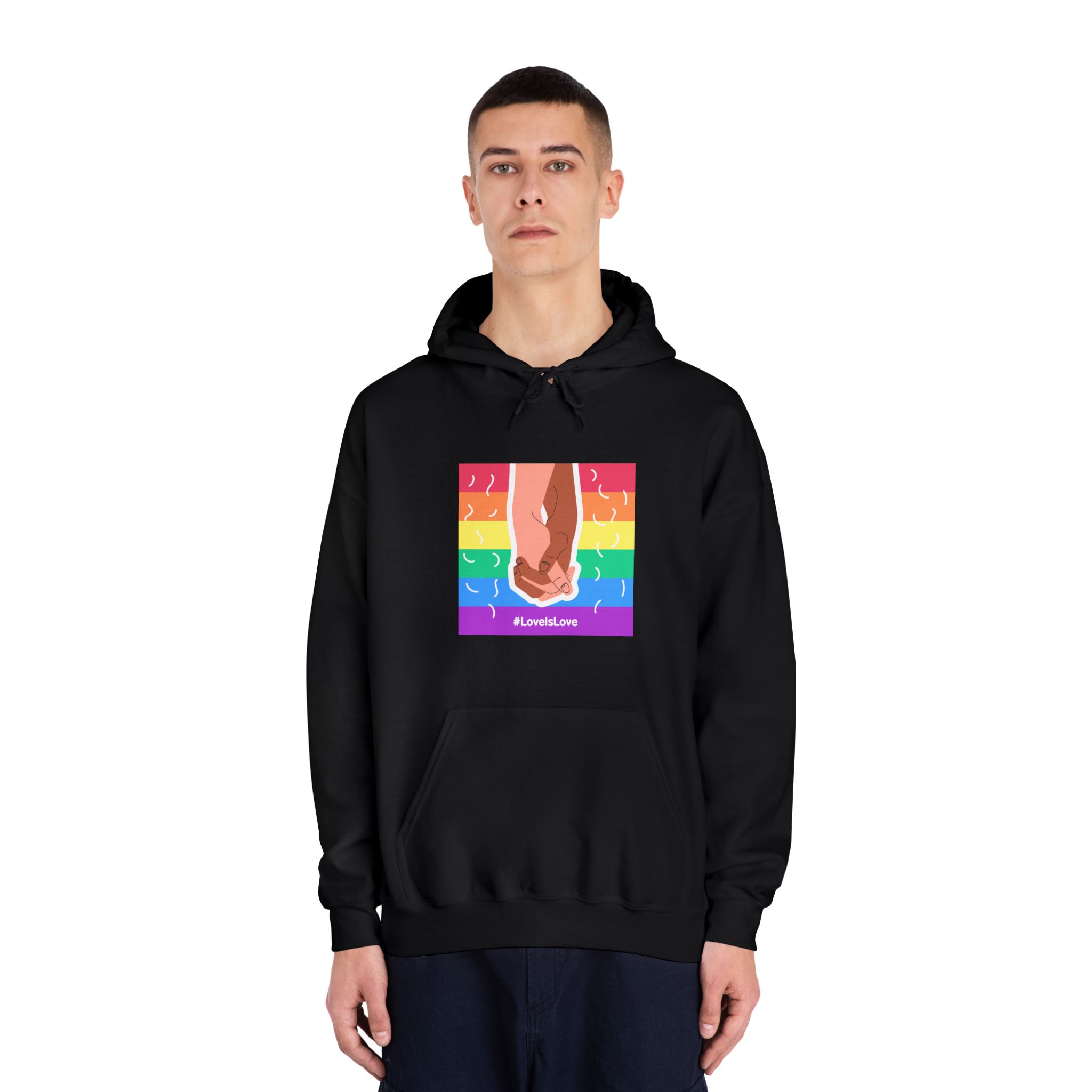 Pride Day Concept(2) Unisex Dryblend Hooded Sweatshirt - Image 11