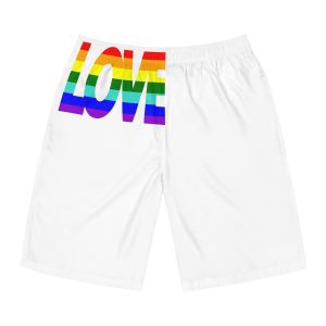 Lgbt Pride Flag Rainbow Flag Background Multicolored Peace Flag Movement Original Colors Symbol Mens Board Shorts Aop
