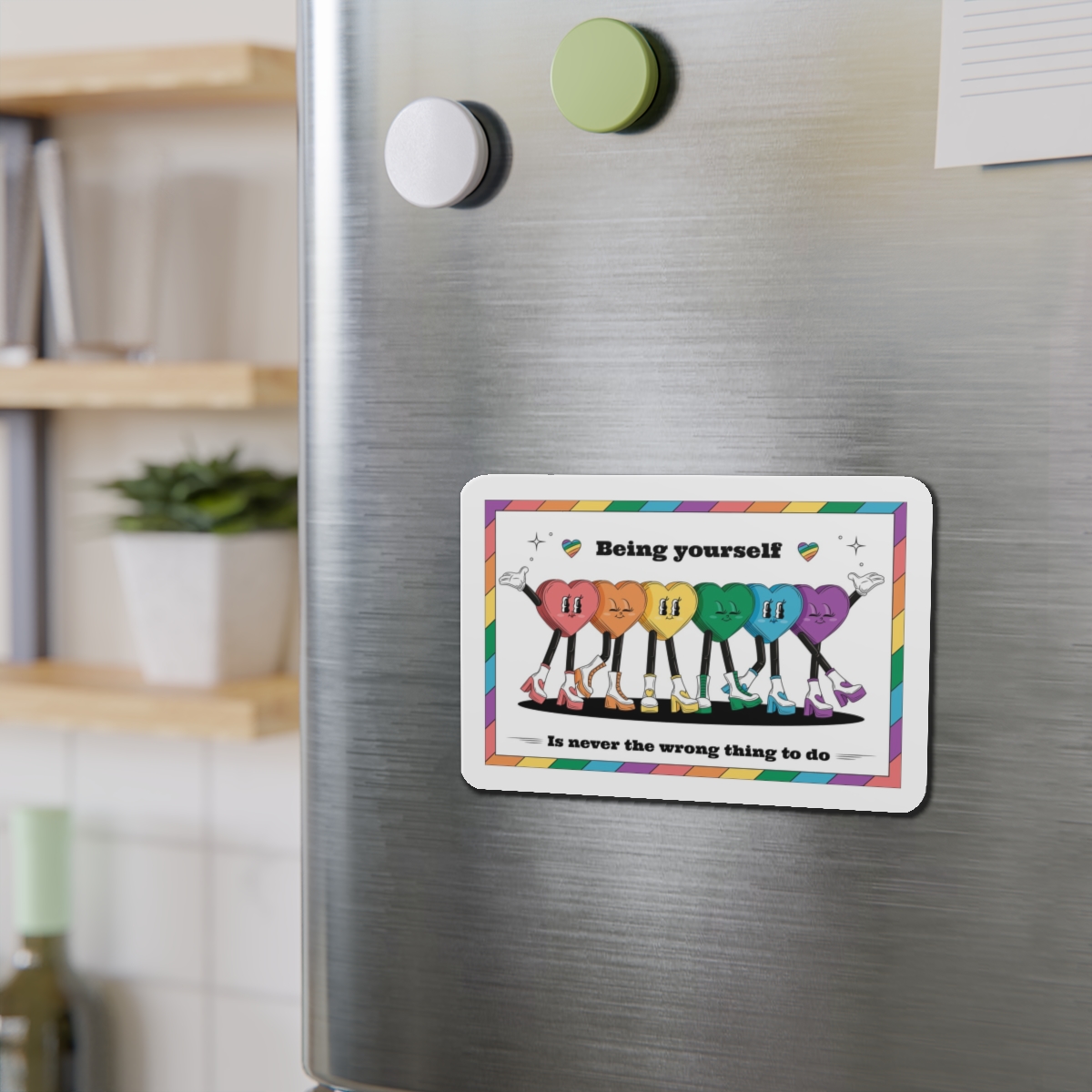 Illustration Pride Month Celebration Die Cut Magnets - Image 12
