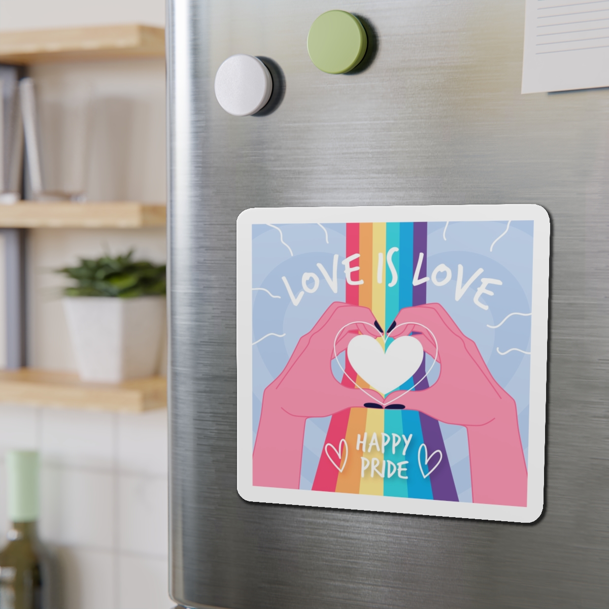 Pride Day Celebration Design Die Cut Magnets - Image 15