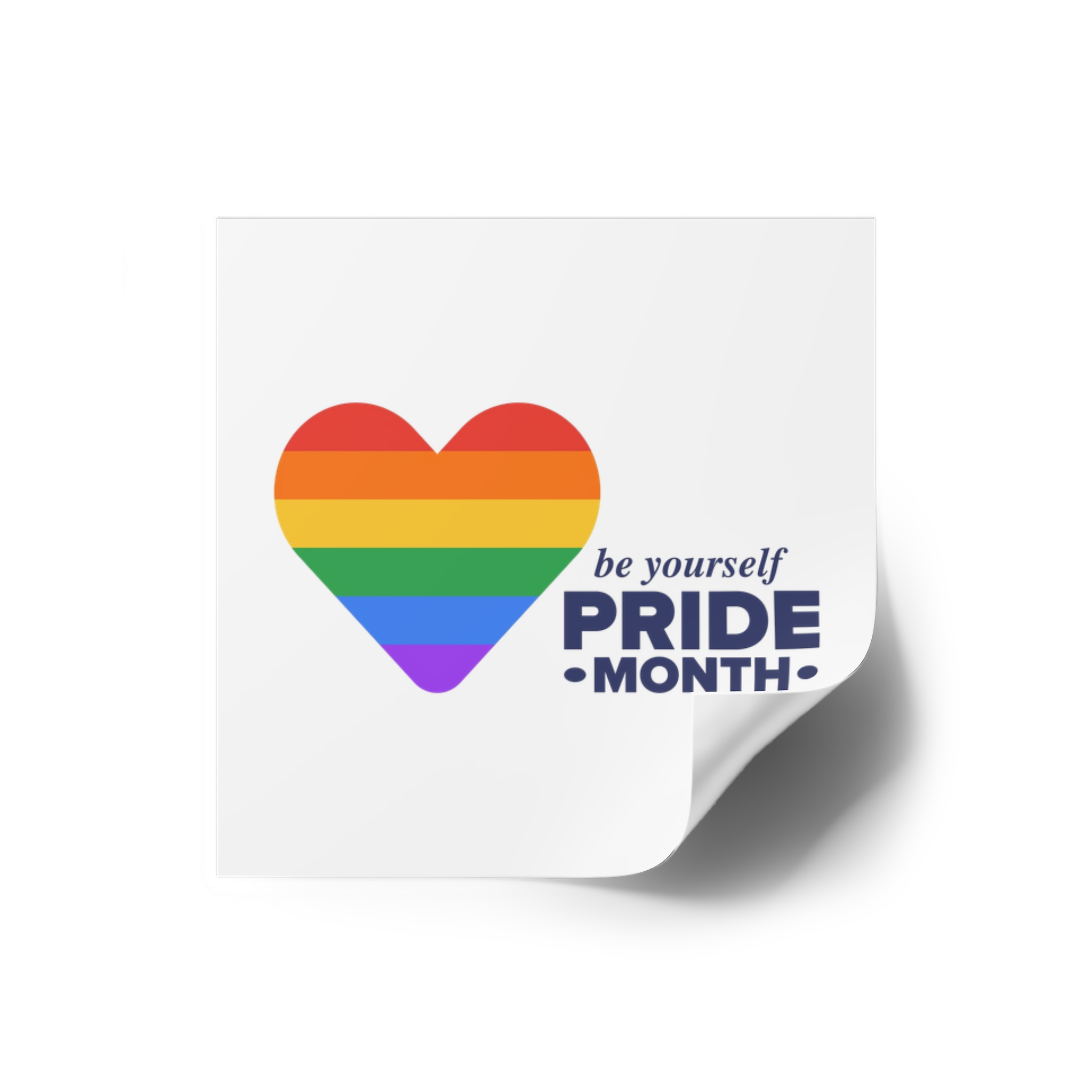 Lgbt Pride Month June Lgbt Flag Rainbow Flag Love Concept Vector Illustration Poster Laminate Stickers Square - Image 6