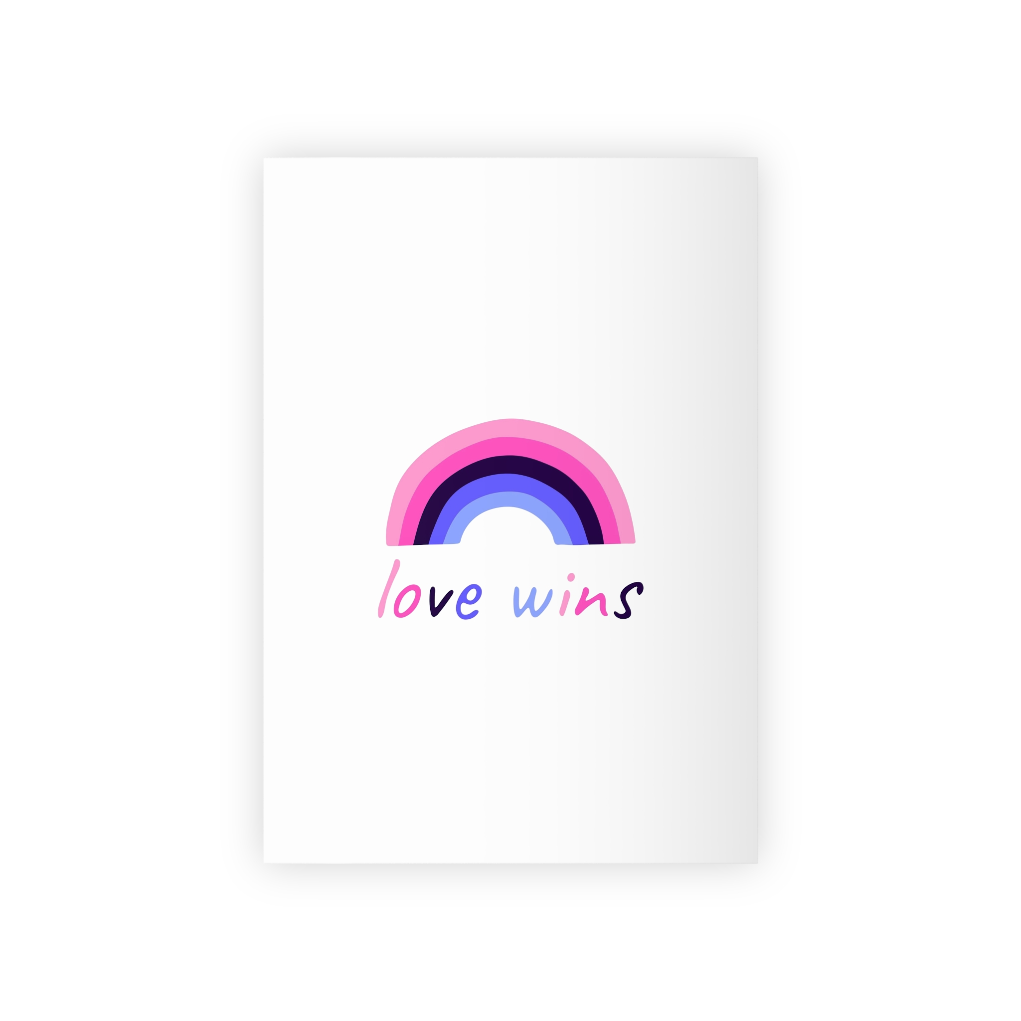 Colorful Rainbow Shape Omnisexual Pride Flag Happy Pride Day Lgbtqia Community Pride Month Vector Hand Drawn Doodle Posters Stickers Logo Cards Gift Wrapping Paper Rolls 1pc