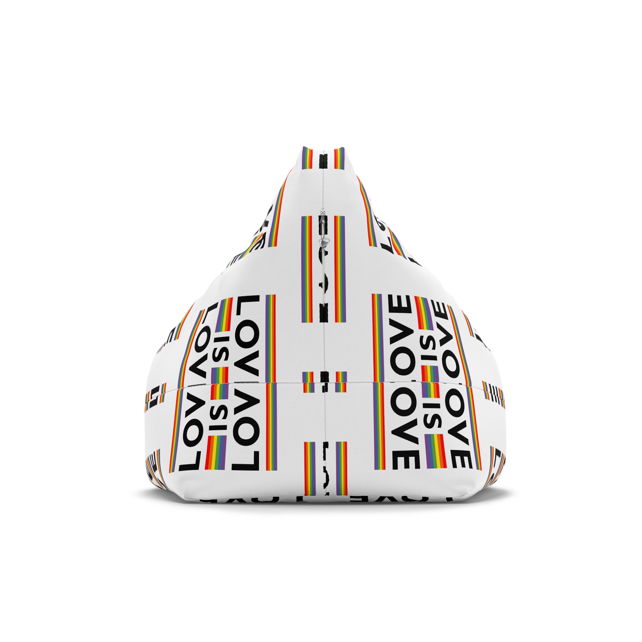 Love Is Love Lgbt Flag Symbol Pride Month Symbol Bean Bag Chair Cover - Image 2