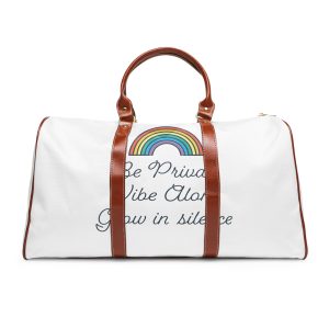 Good Thoughts Quotes Print Waterproof Travel Bag