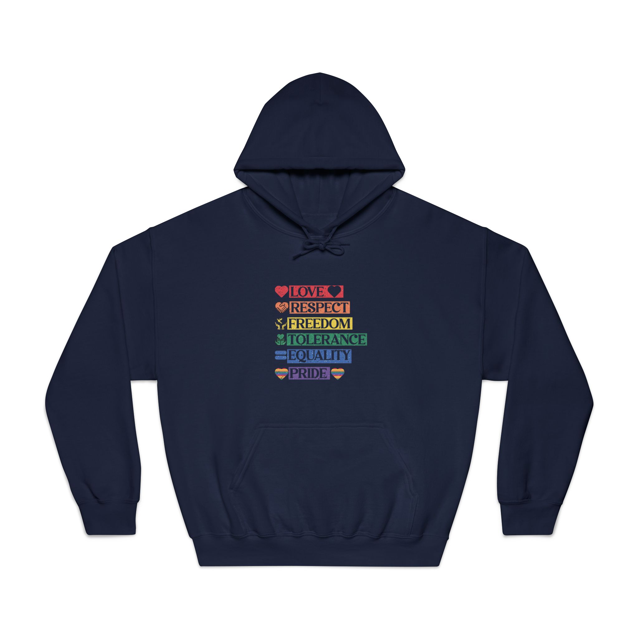 Lgbtq Pride Month Quote Eps Design Vector Pride Design Template (1) Unisex Dryblend Hooded Sweatshirt - Image 29