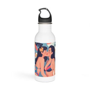 Lesbian Pride Design 7397DE Stainless Steel Water Bottle