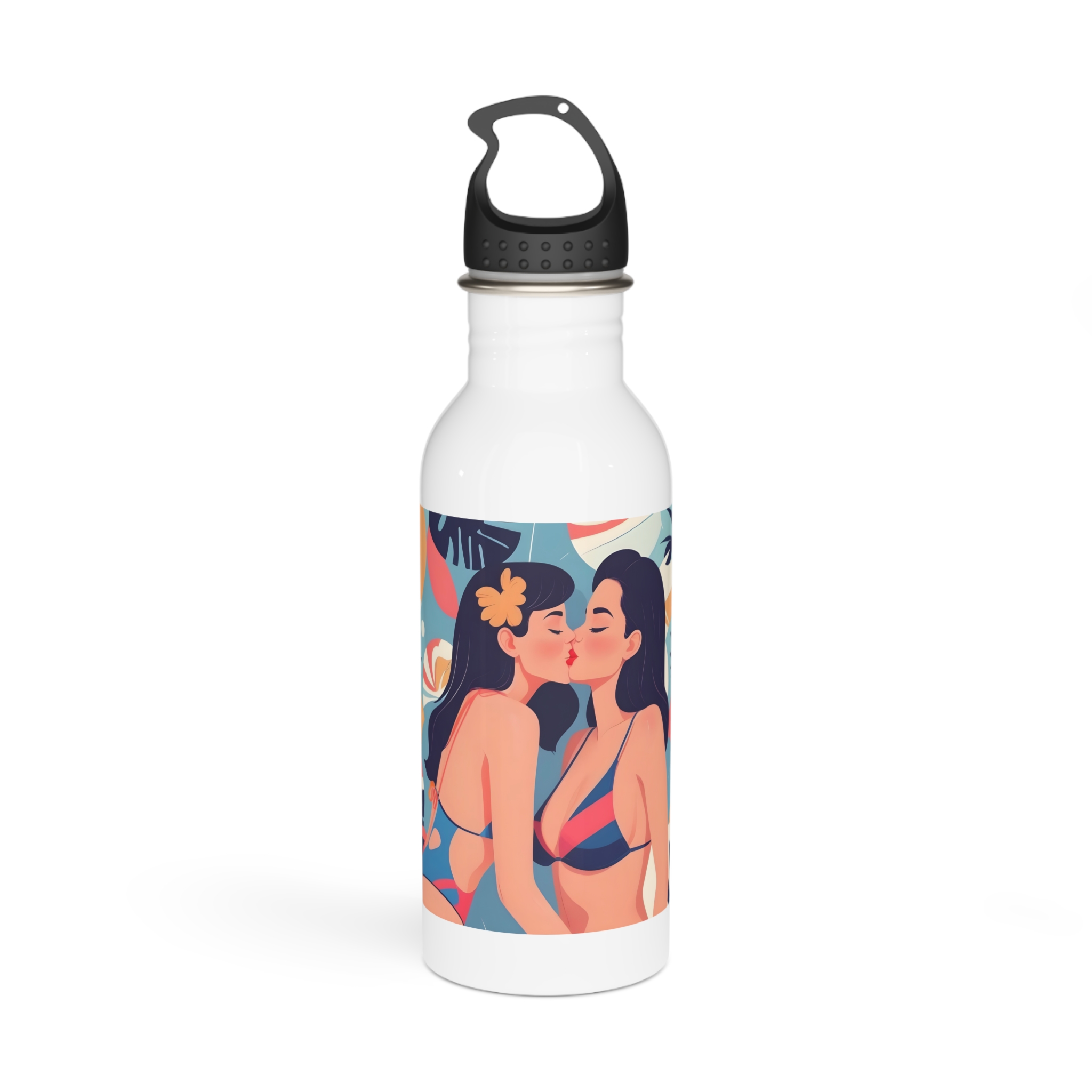 Lesbian Pride Design 7397DE Stainless Steel Water Bottle