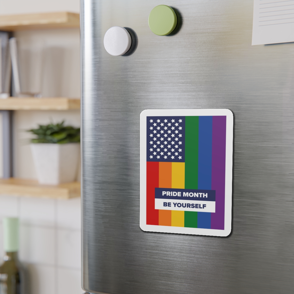 Lesbian Pride Design 8F6ACB Die Cut Magnets - Image 12