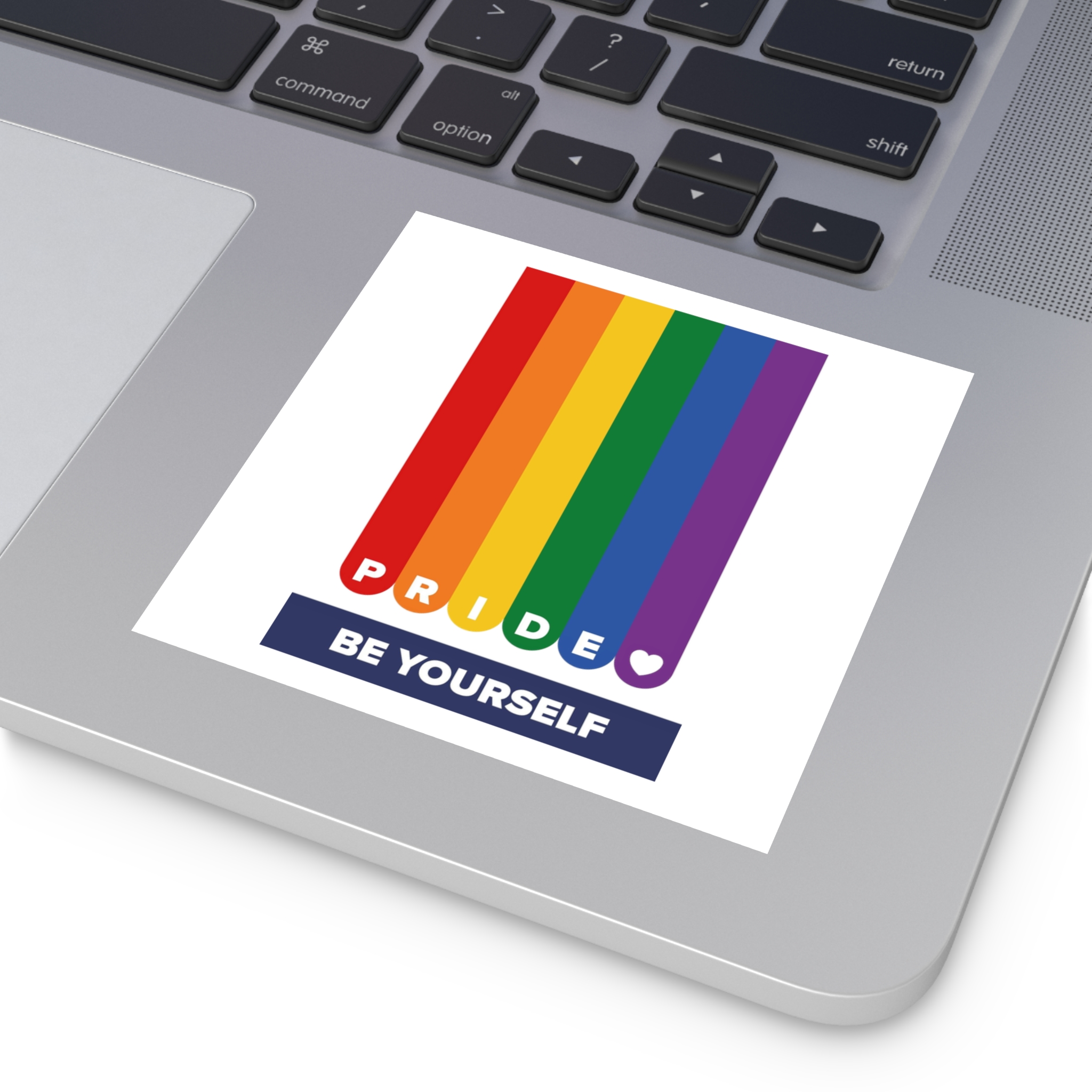 Lgbt Pride Month June Lesbian Gay Bisexual Transgender Lgbtq Flag Rainbow Vector Laminate Stickers Square - Image 19