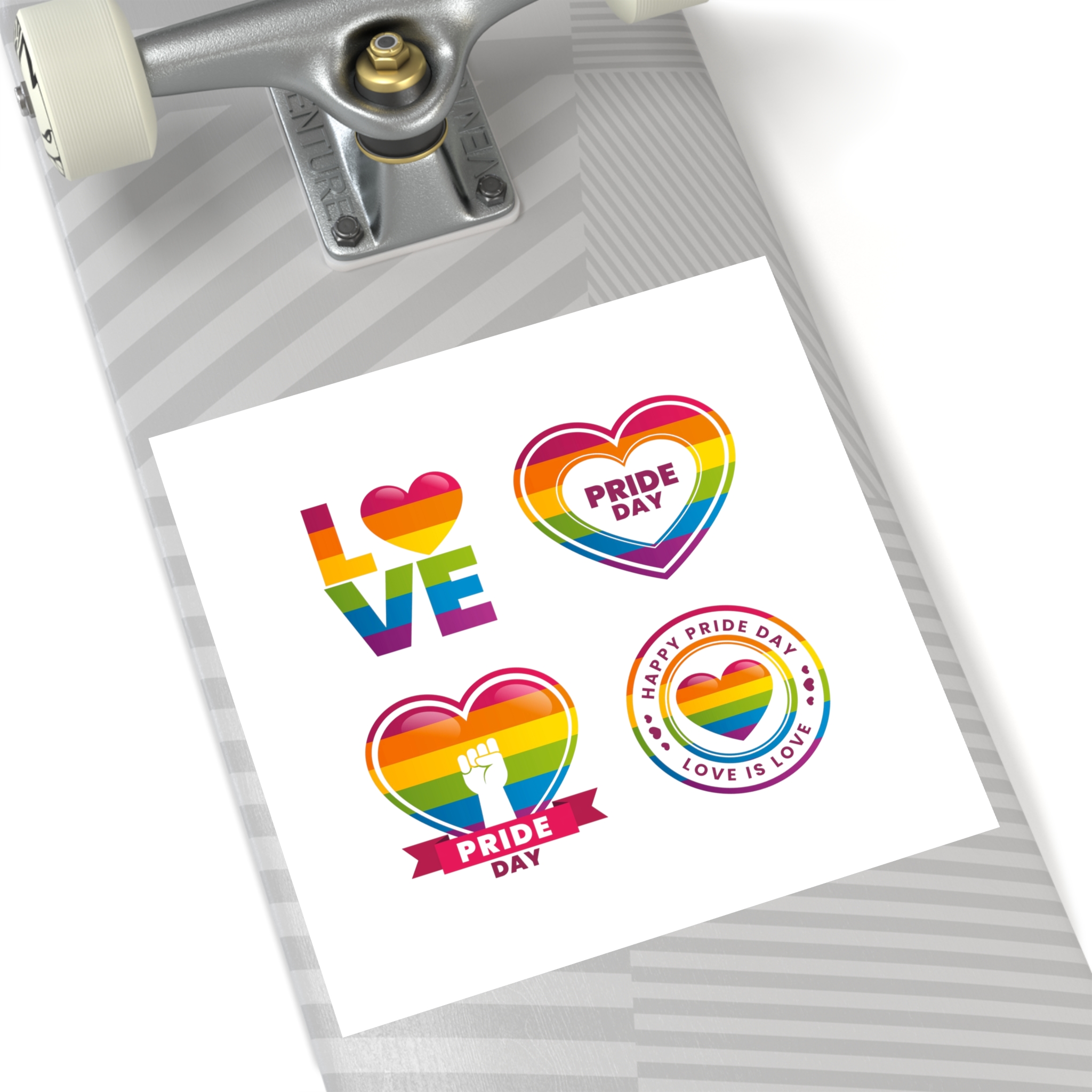 Label Collection With Pride Day Laminate Stickers Square - Image 52