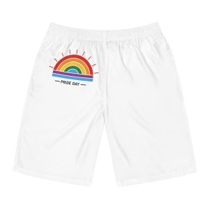 Pride Day Rainbow Flag Icon Vector Illustration Celebrating Lgbtq Community Diversity With Colorful Stripes Radiant Design Mens Board Shorts Aop