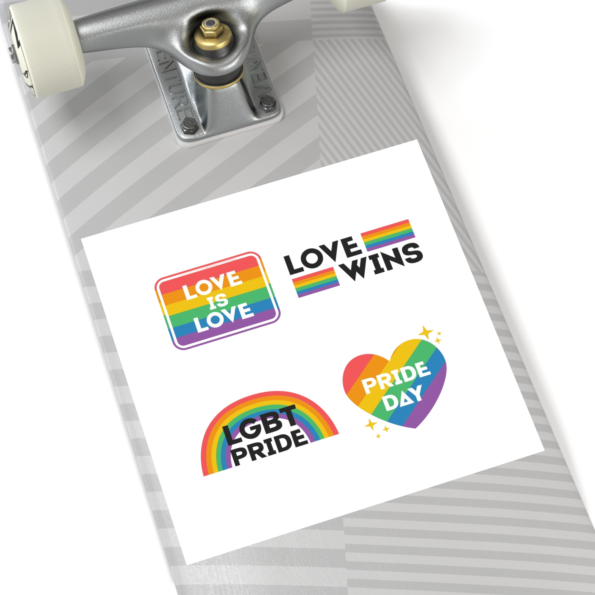 Pride Day Label Collection Design Laminate Stickers Square - Image 52
