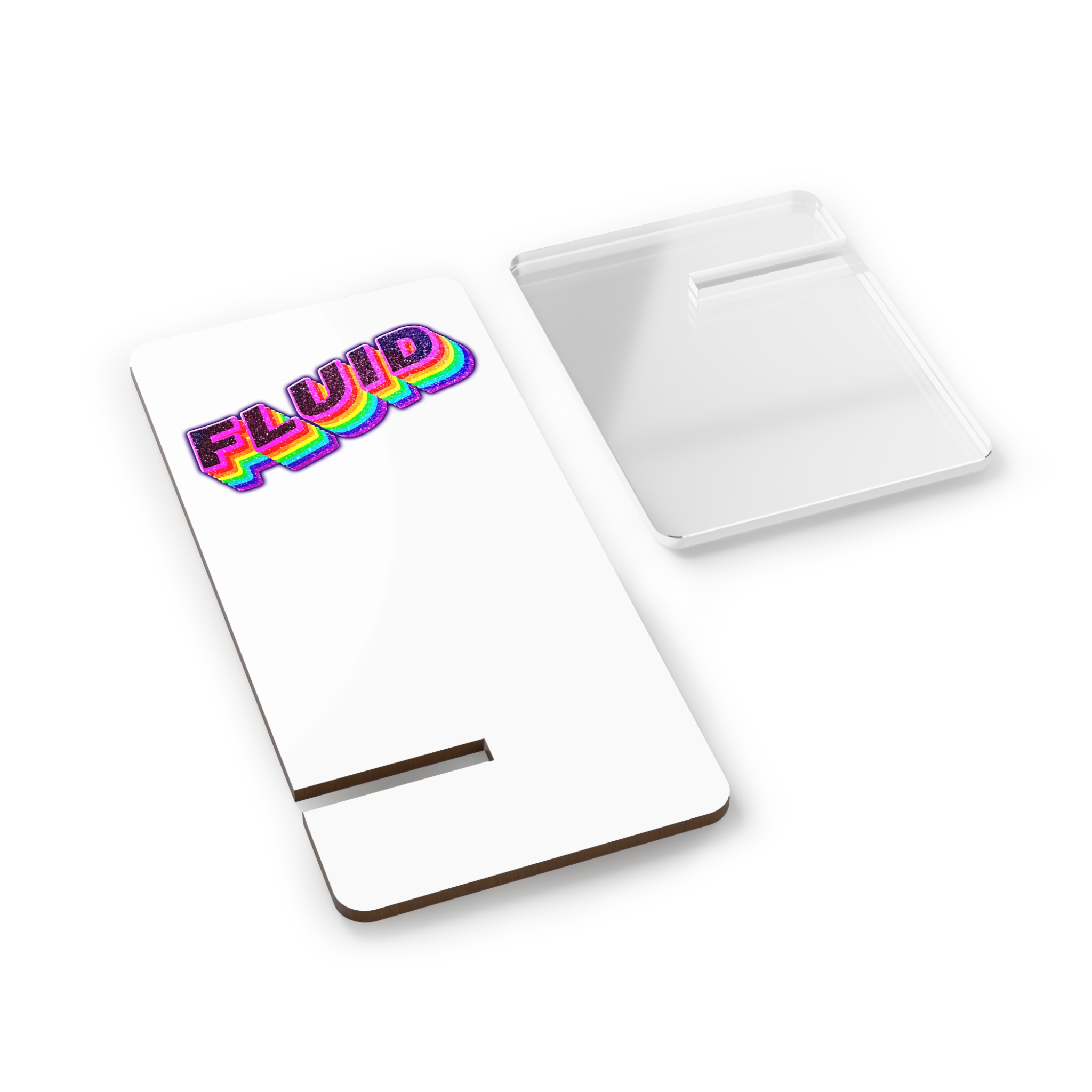 Fluid Word Png Rainbow Lettering Mobile Display Stand For Smartphones - Image 2