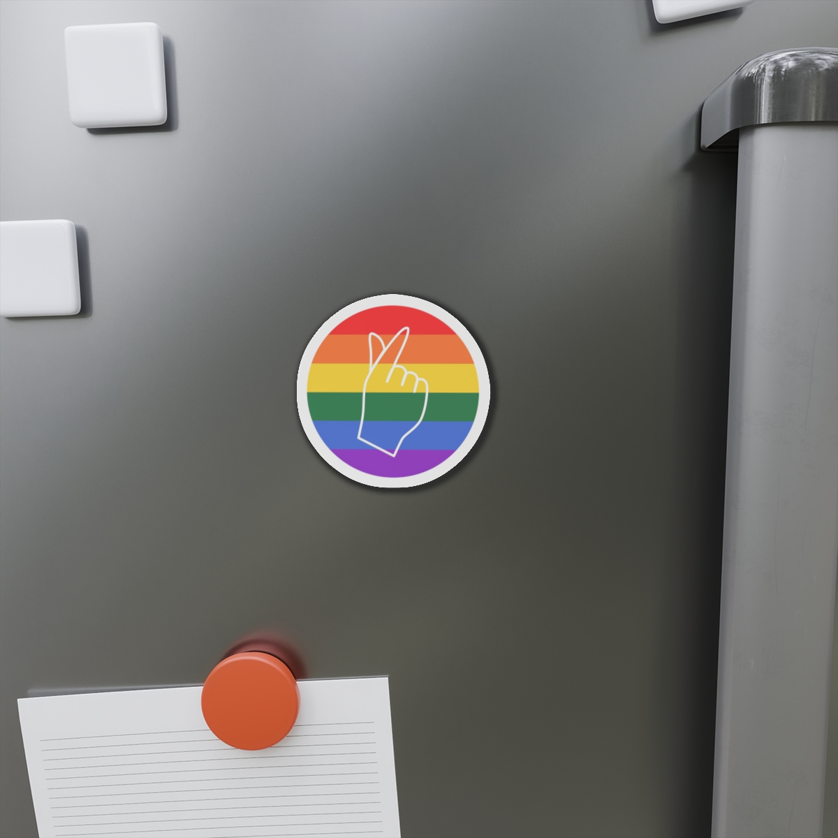 Lgbtq Diversity Rainbow Pride Concept Vector Isolated Illustration Die Cut Magnets - Image 5